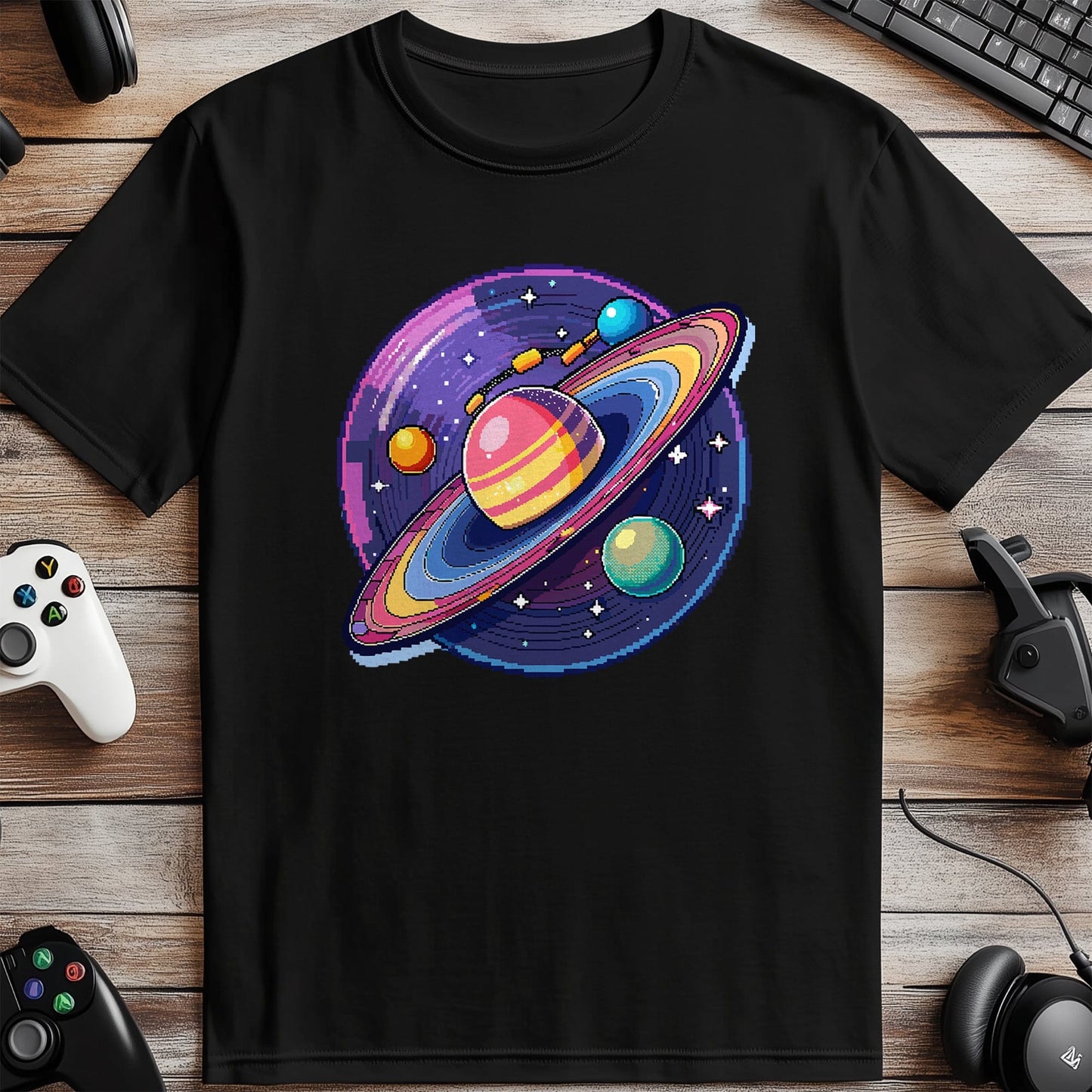 Pixel 61 Saturn t-shirt