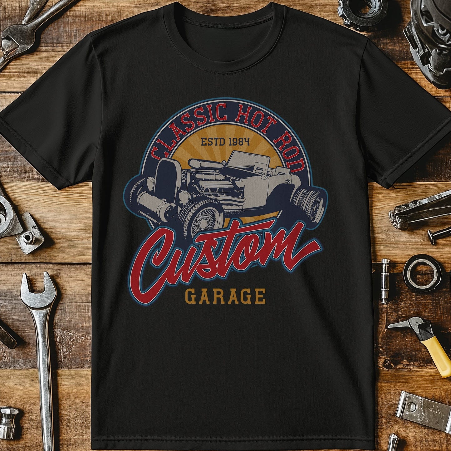Classic Hot Rod Garage 1984 T-Shirt