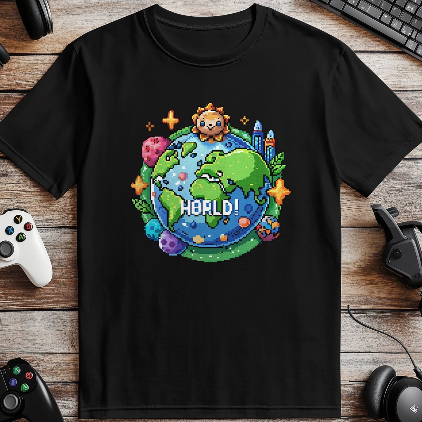 Pixel 56 T-shirt Earth