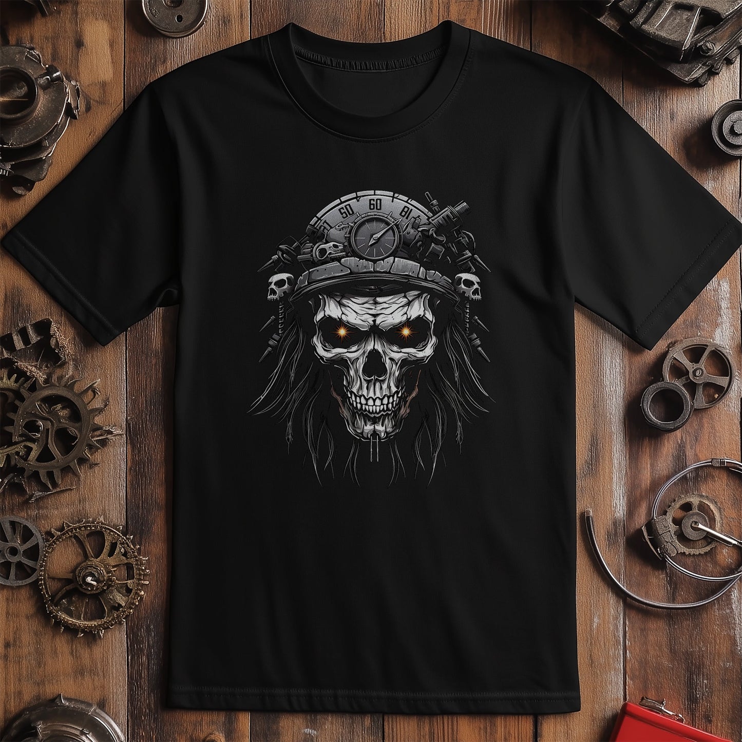 Time-Skull-1 T-Shirt - Hilarious