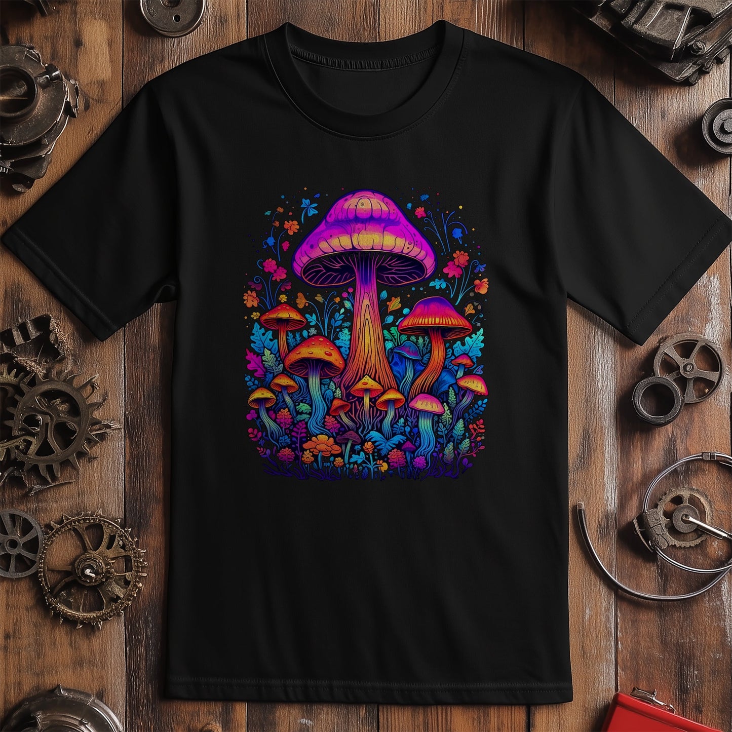Trippy Mushroom 5 T-Shirt - Dive