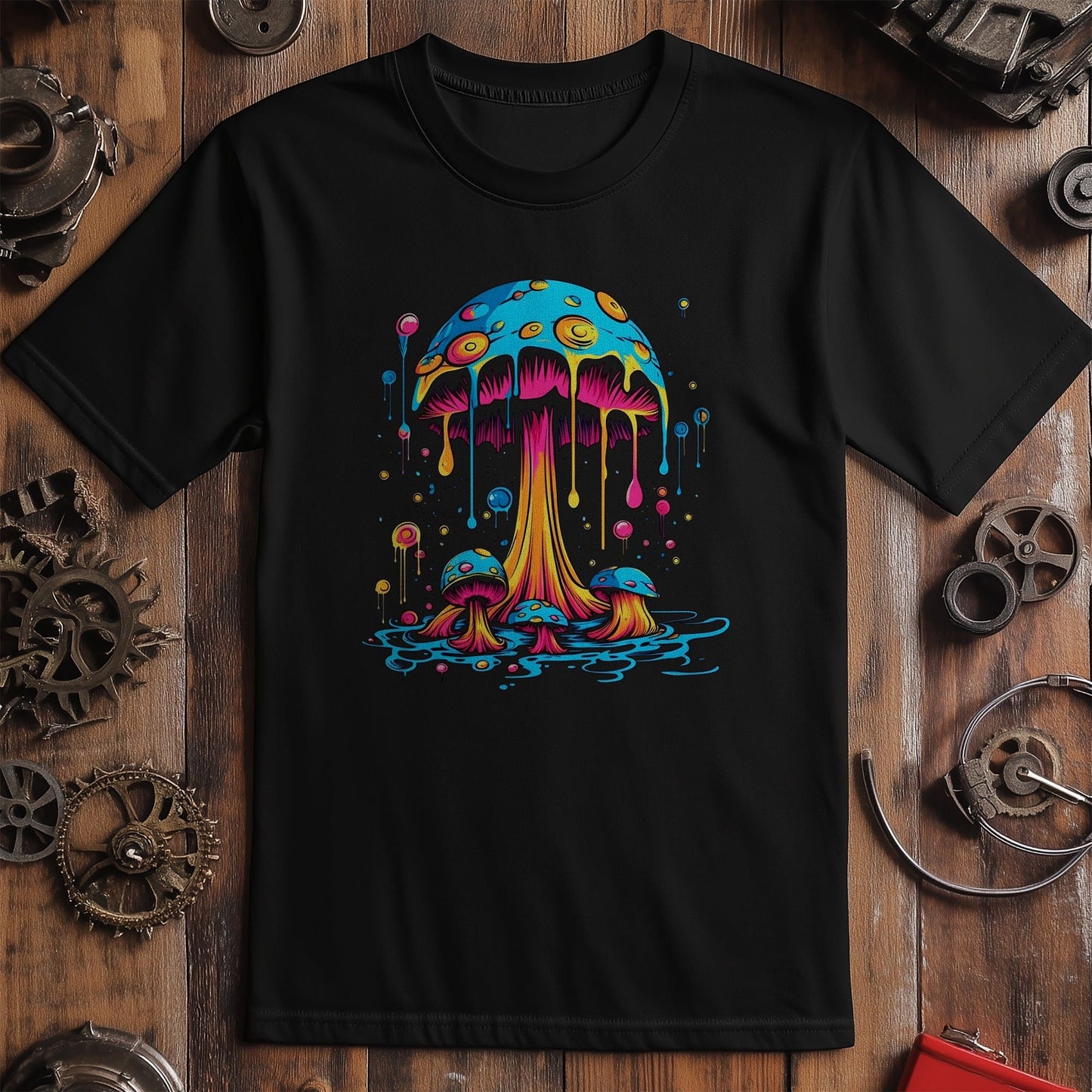 Drip-Mushroom T-Shirt - Get Your