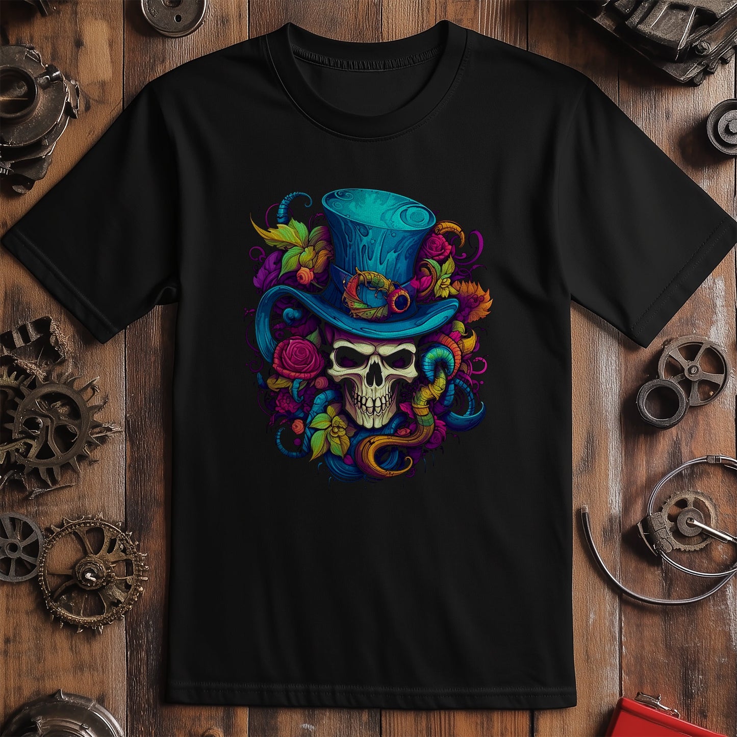 Pstchadelic Skull 4 T-Shirt - Top