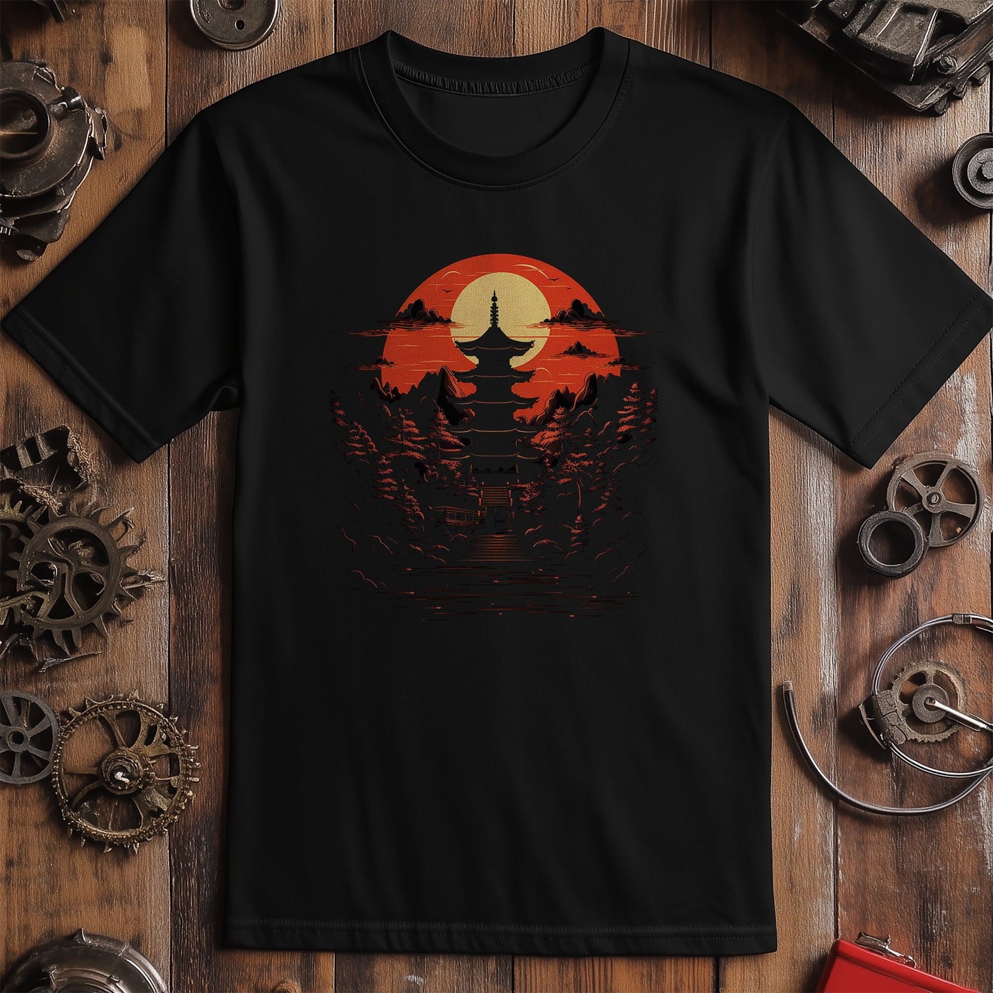 Japanese House T-Shirt: Sunset Vibes