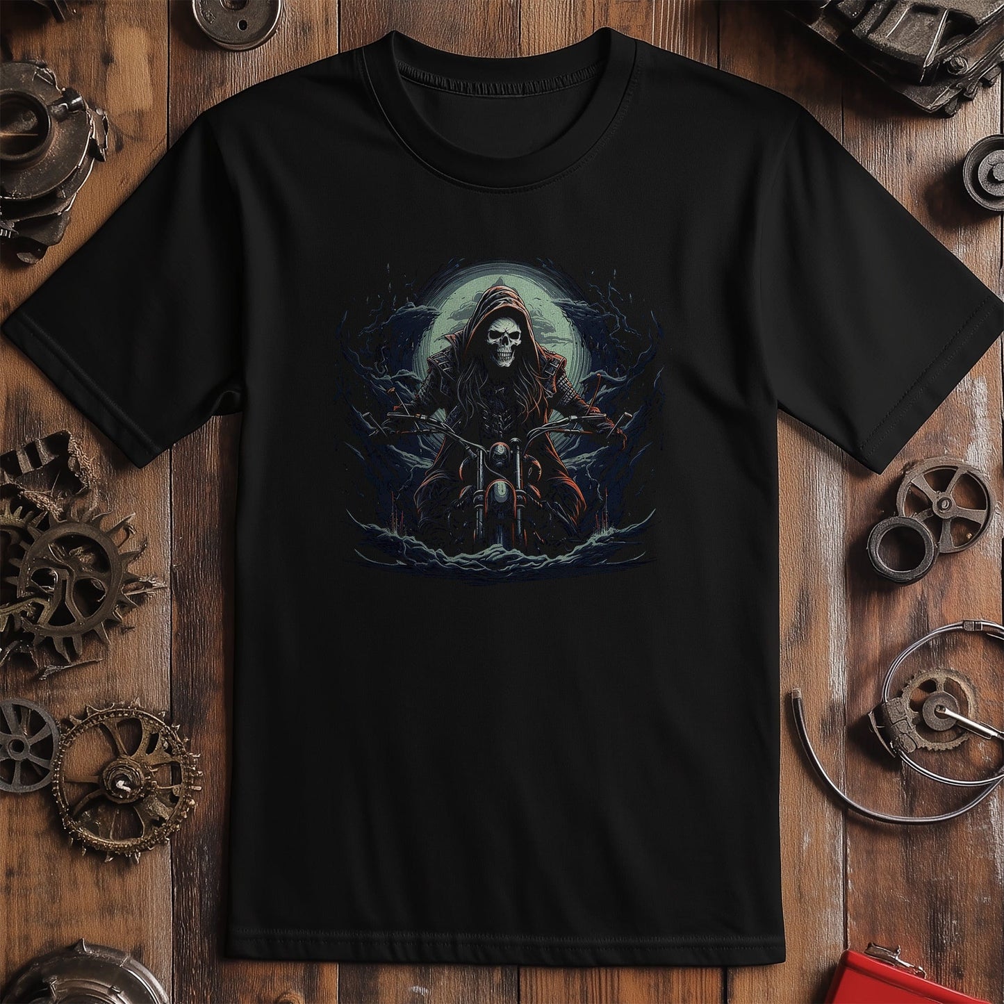 Grim Biker 2 T-Shirt ‚Äì Bone-Rattling