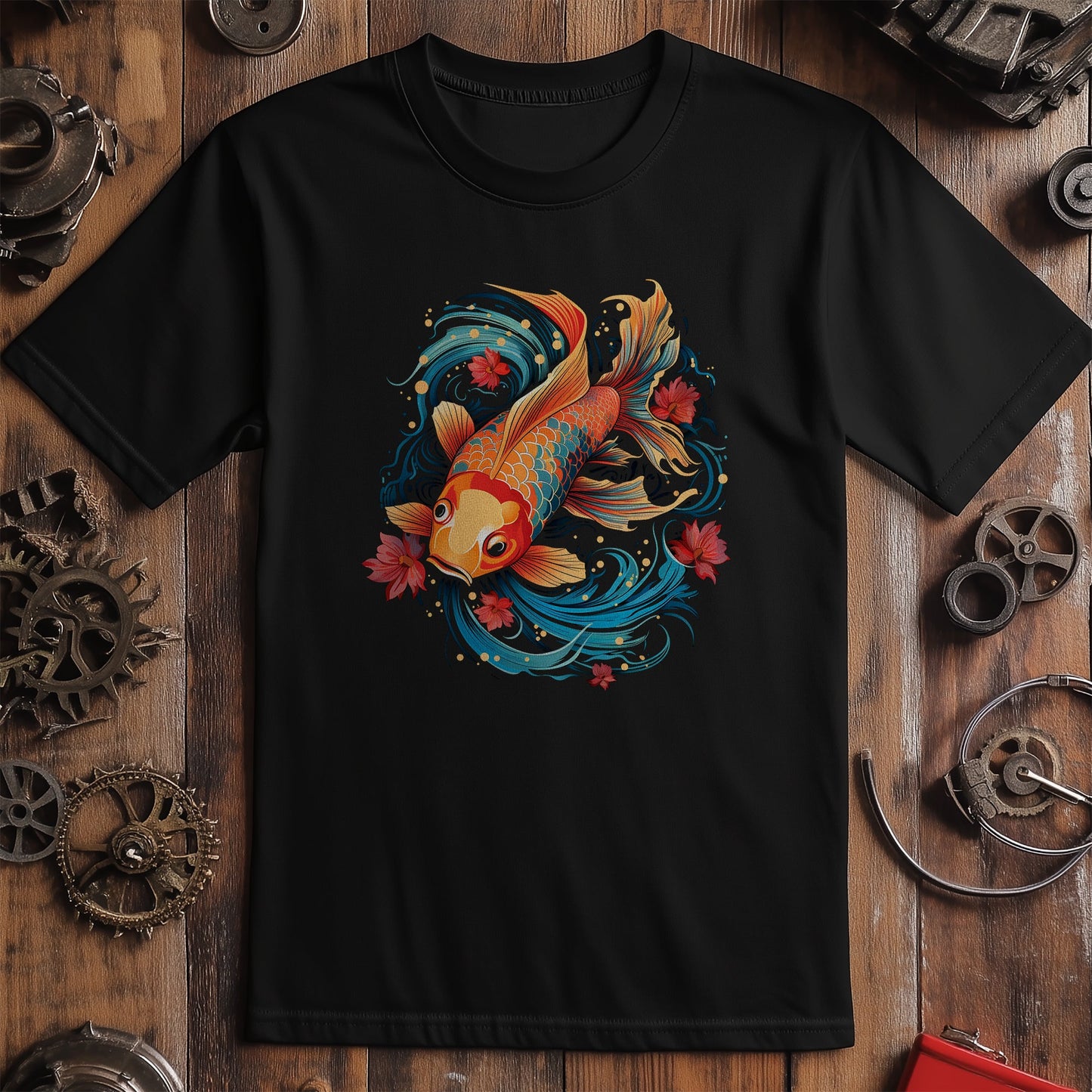Koi Fish T-shirt - Dive into Fun!