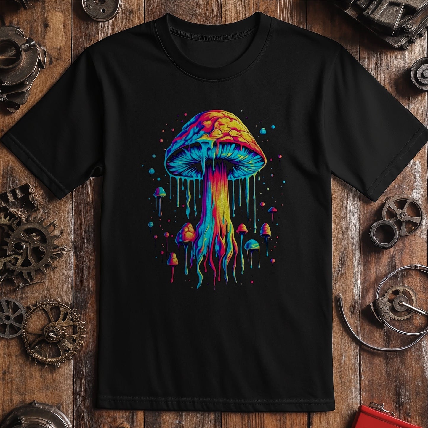 Drip Mushroom 2 T-Shirt - Colorful
