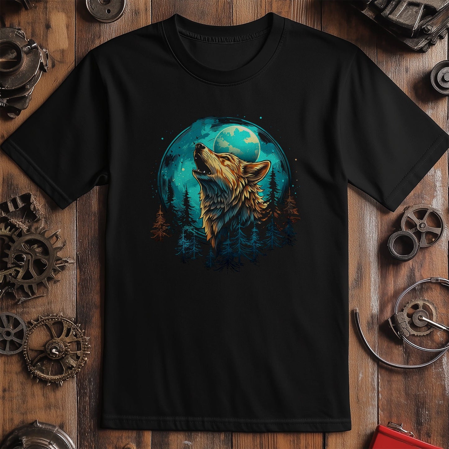 Wolf Moon Howl T-shirt - Unleash