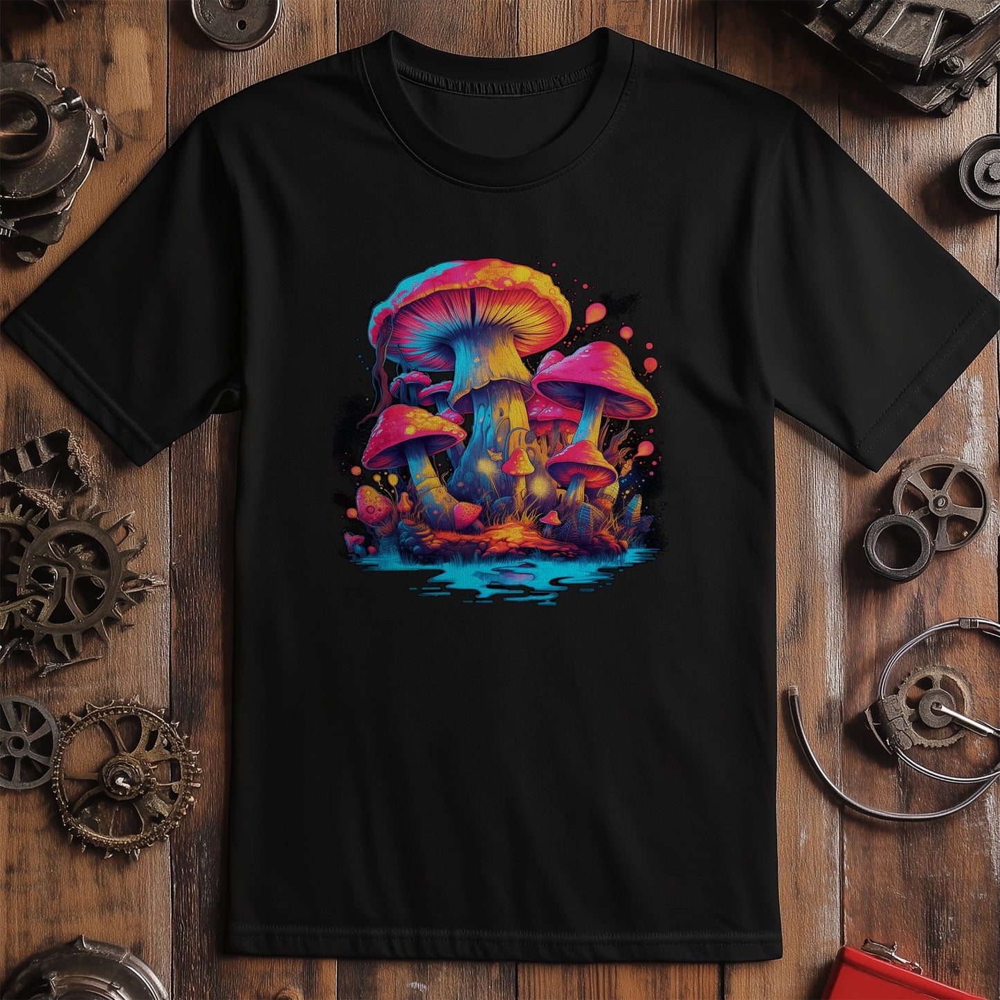 Trippy Mushroom T-Shirt - Dive into
