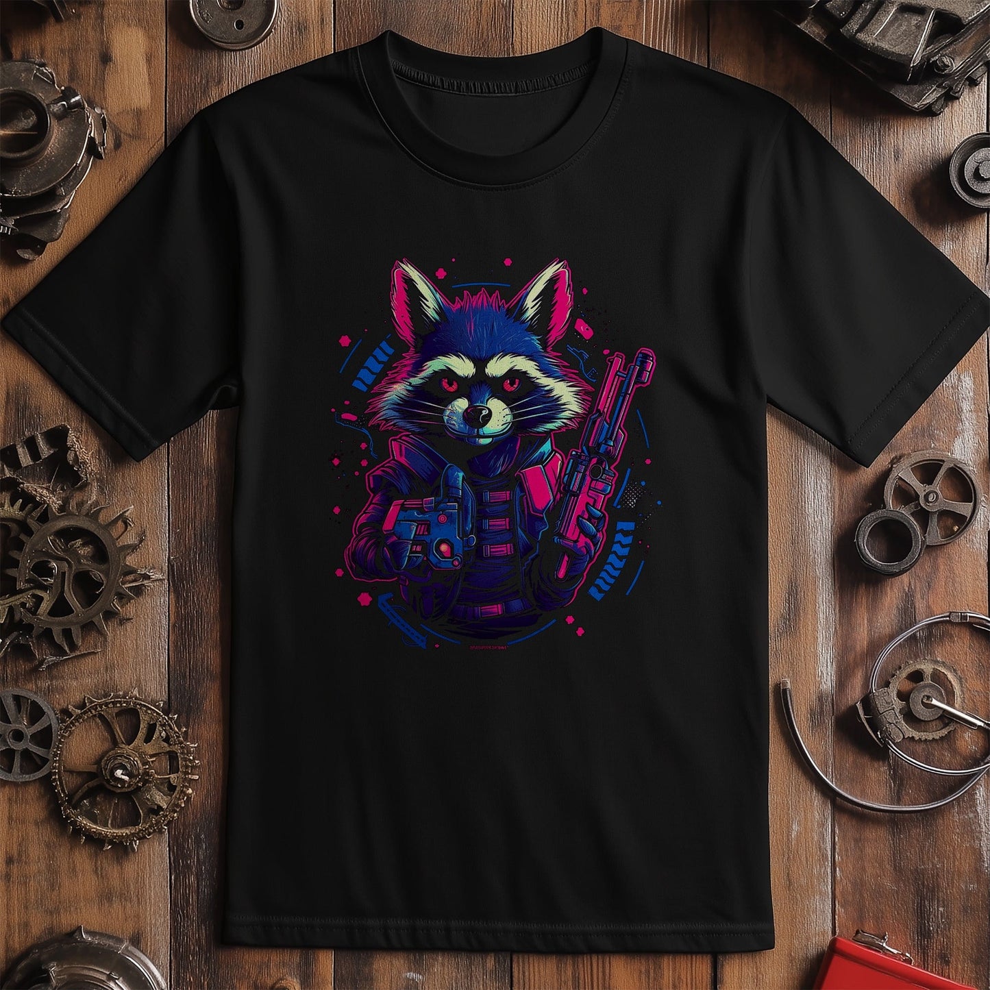 Cyberpunk Rocket t-shirt - Blast Off