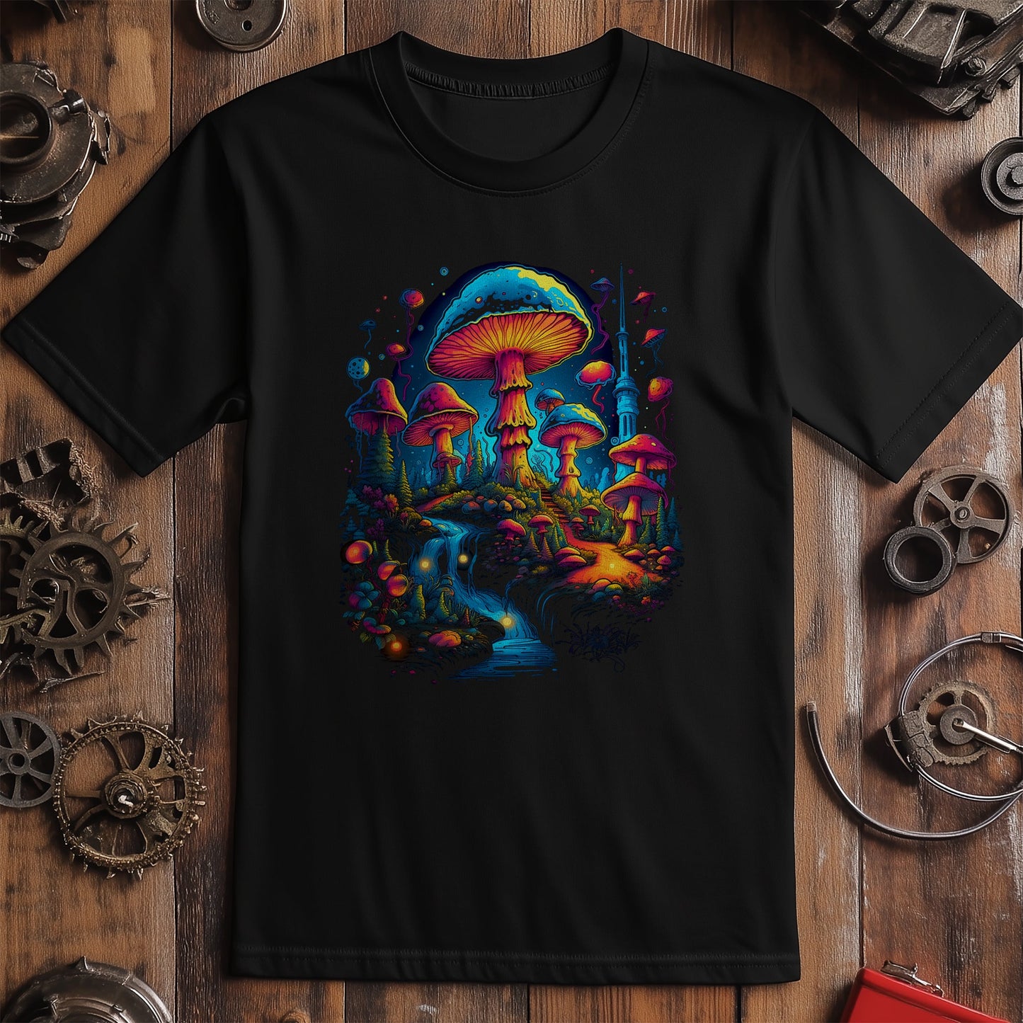 Trippy Mushroom 3 T-shirt - Dive