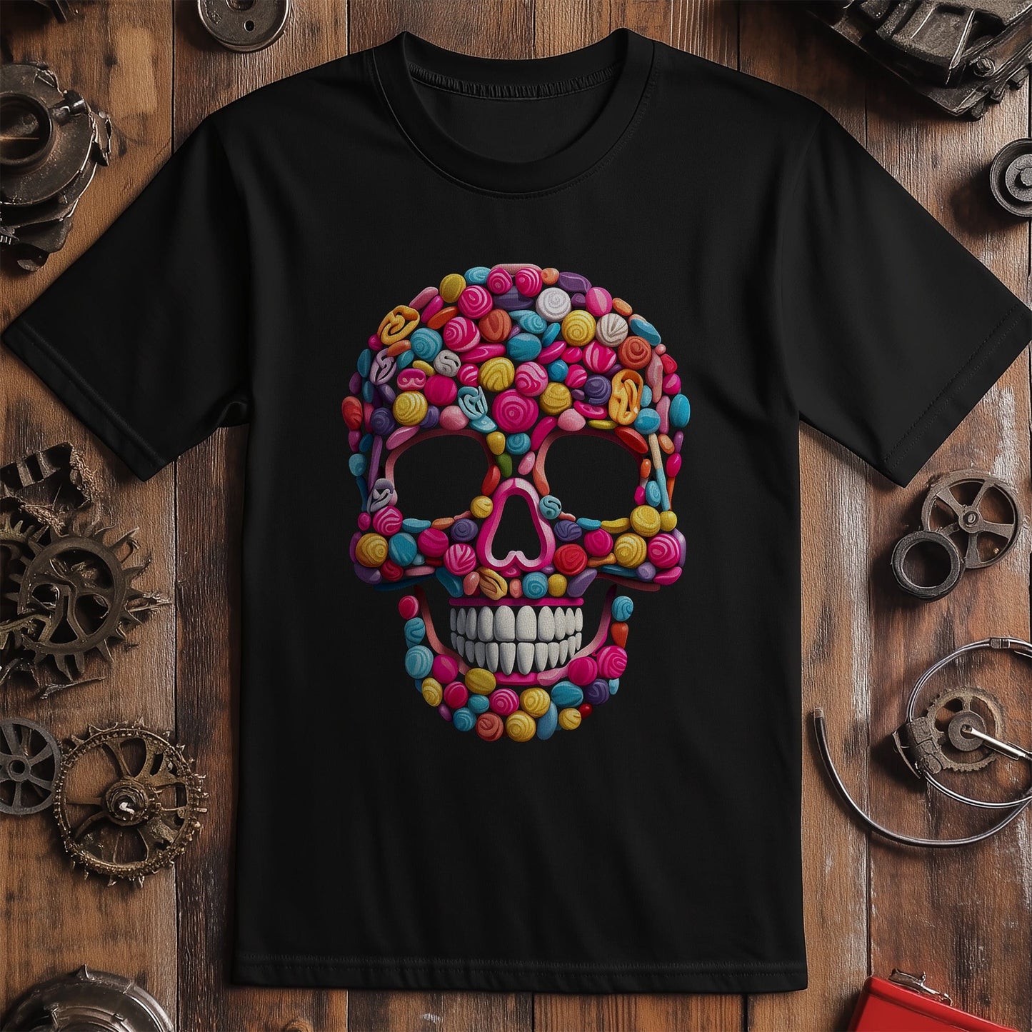 Sweet Skull T-Shirt ‚Äì Colorfully