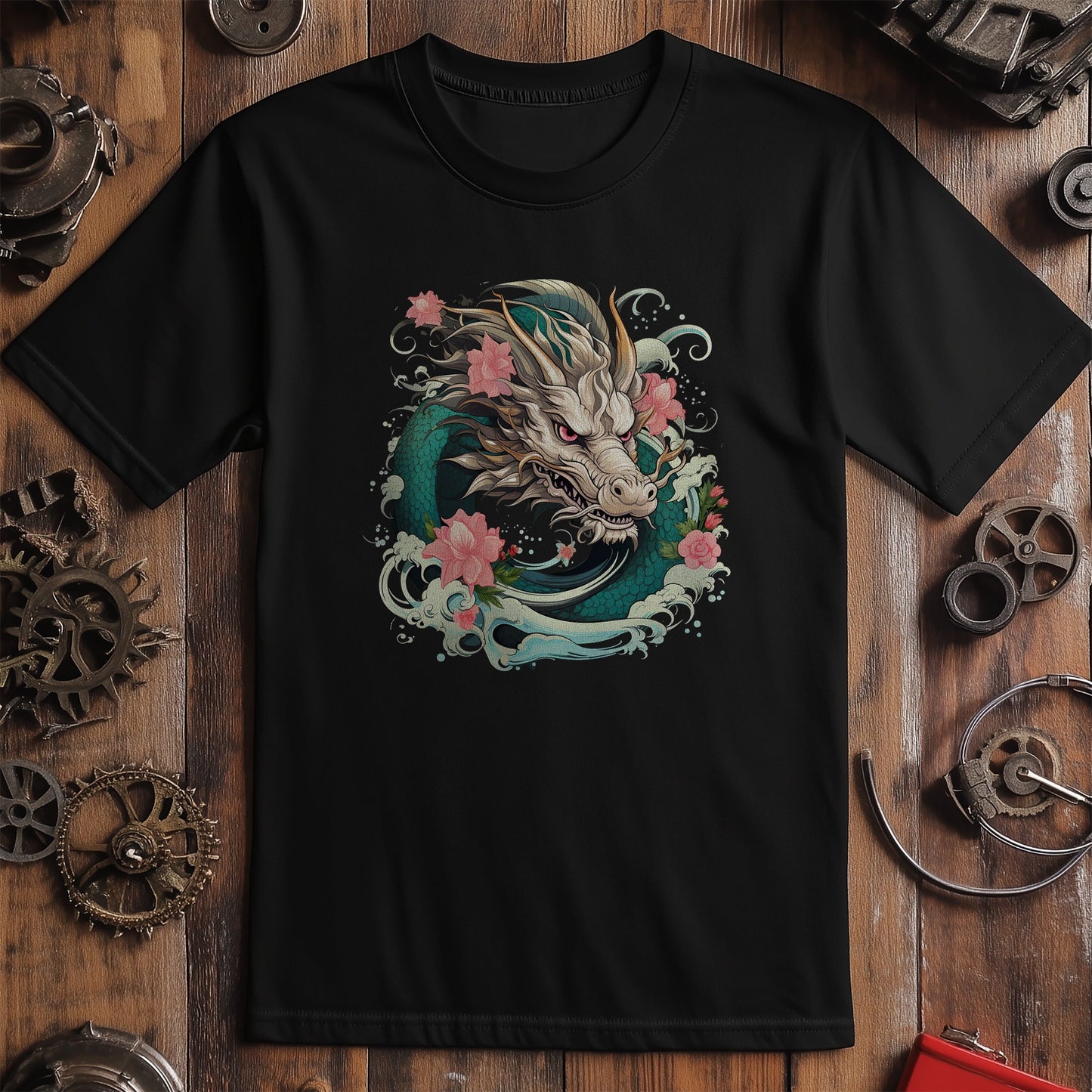 Jade Dragon Head T-shirt