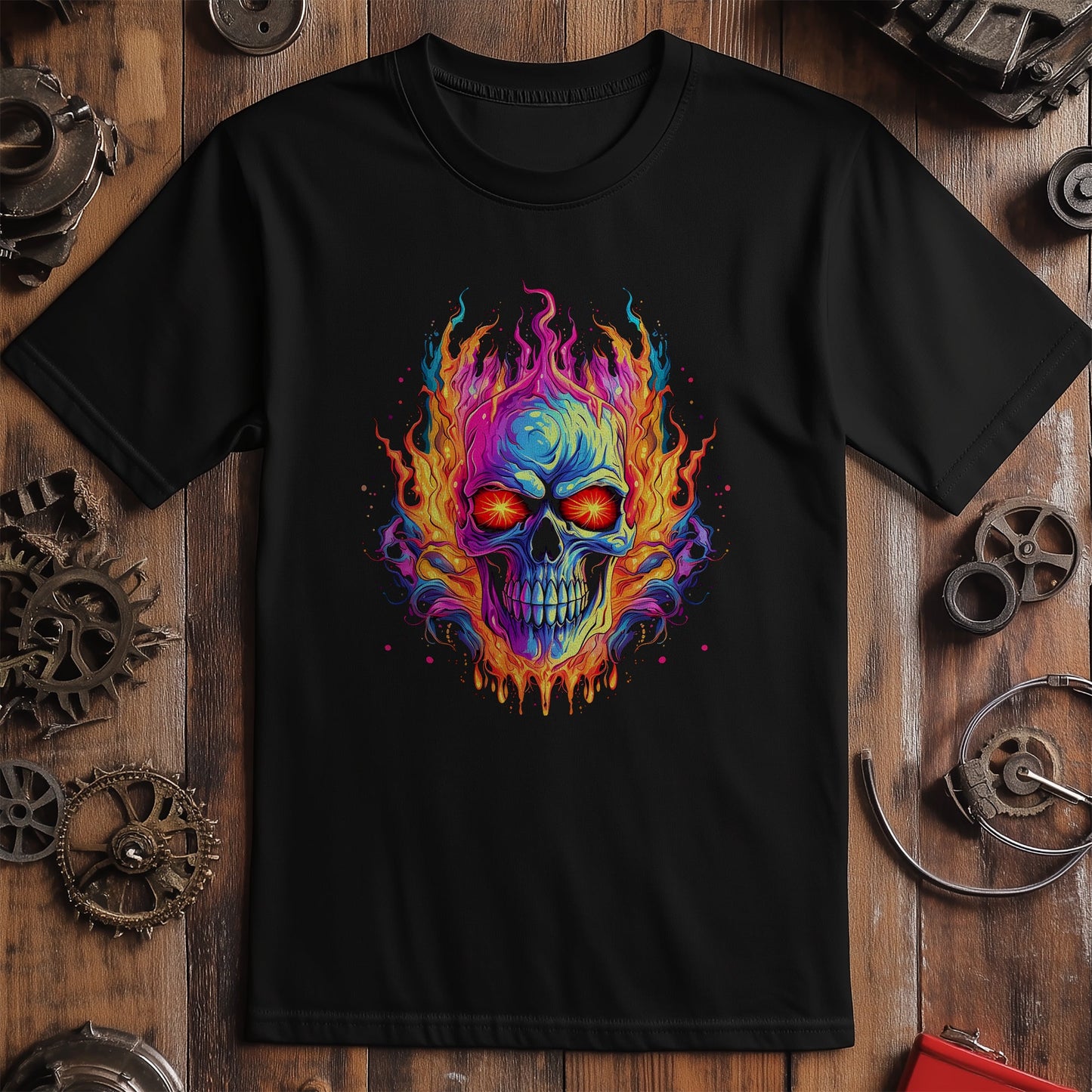 Skull Flame 4 T-Shirt - Ignite Your