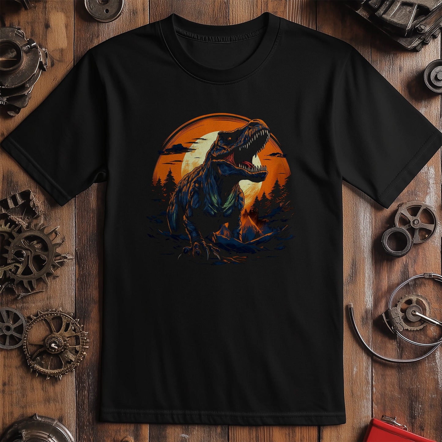 T-Rex Moon T-Shirt - Hilariously