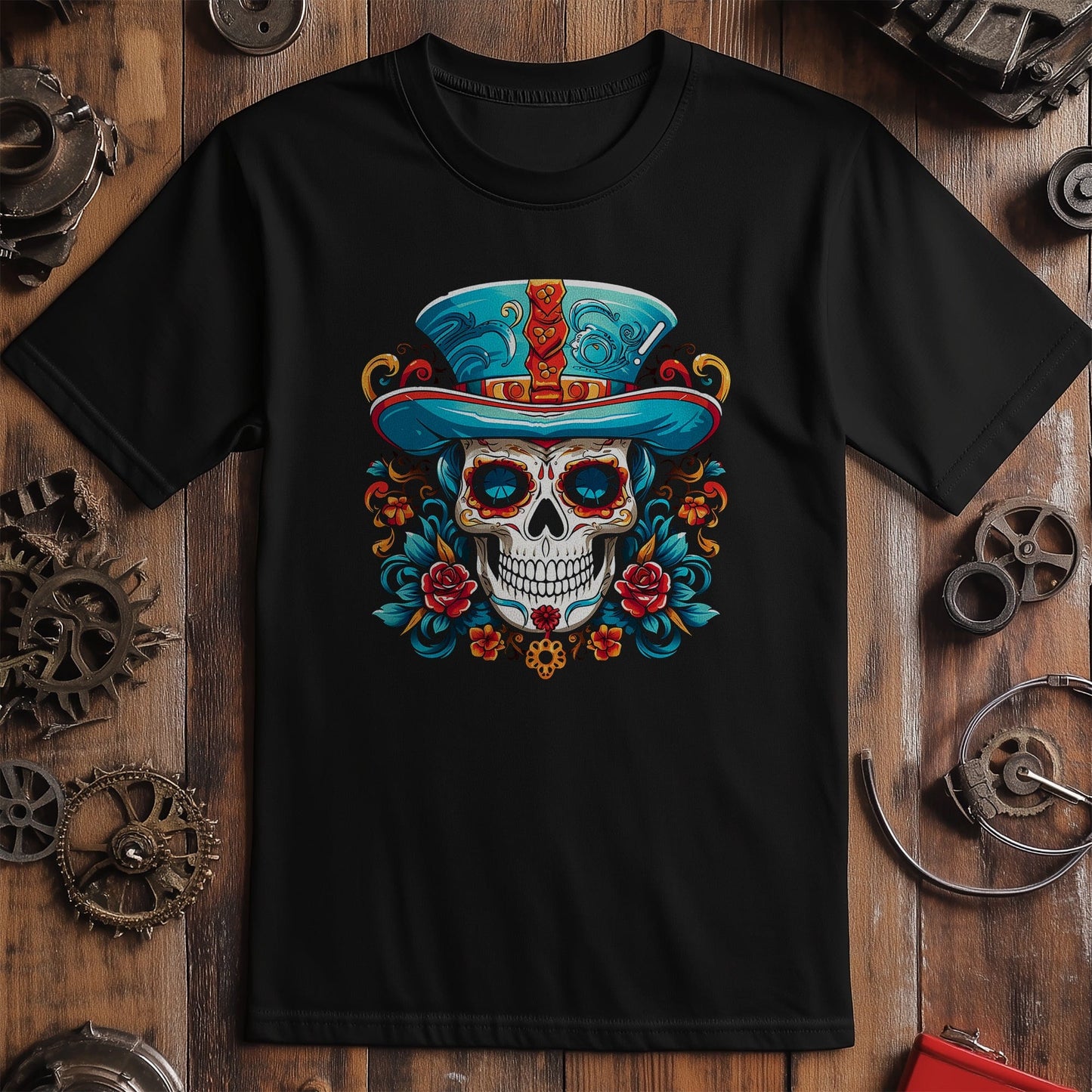 Pirate Sugar Skull T-Shirt - Dress