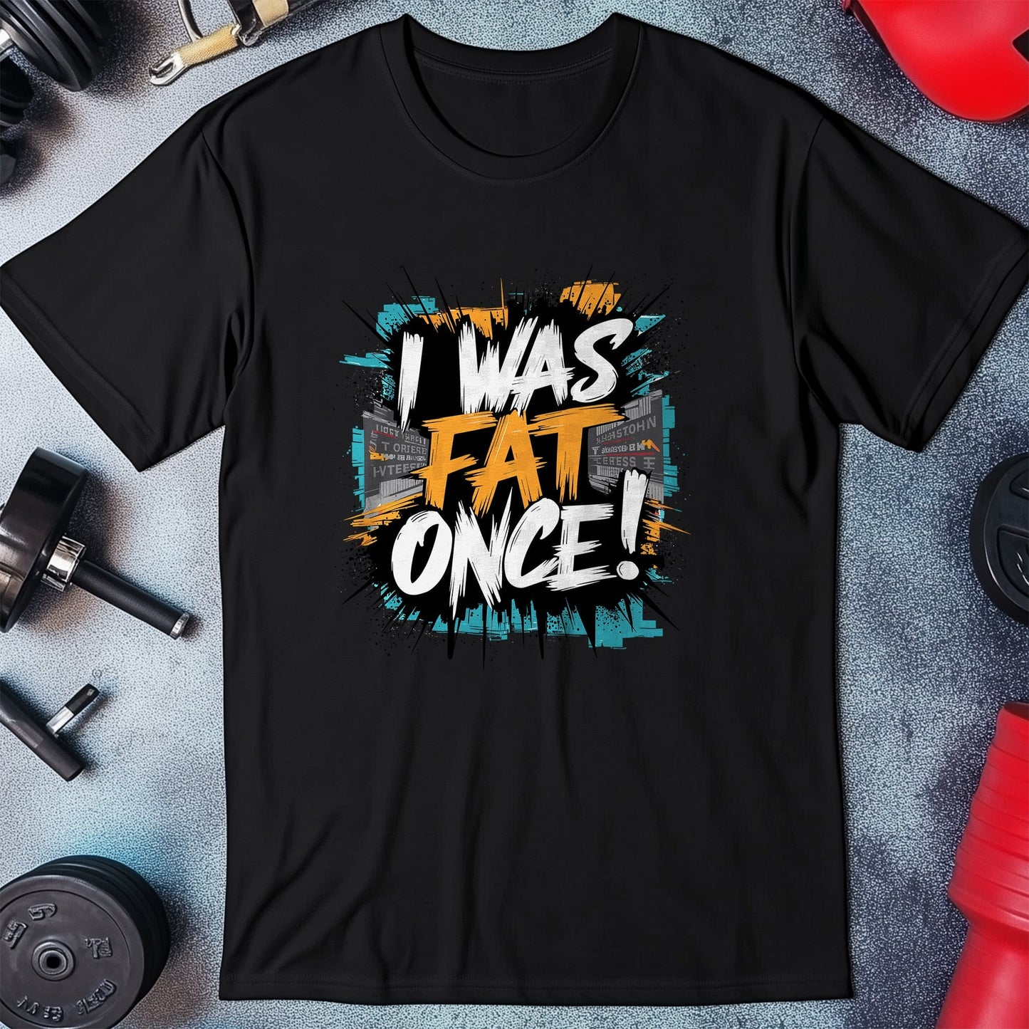 Gym 5 I Was Fat Once T-Shirt