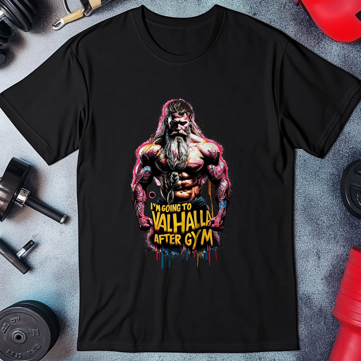 Gym 19 Going to Valhalla after gym t shirt
