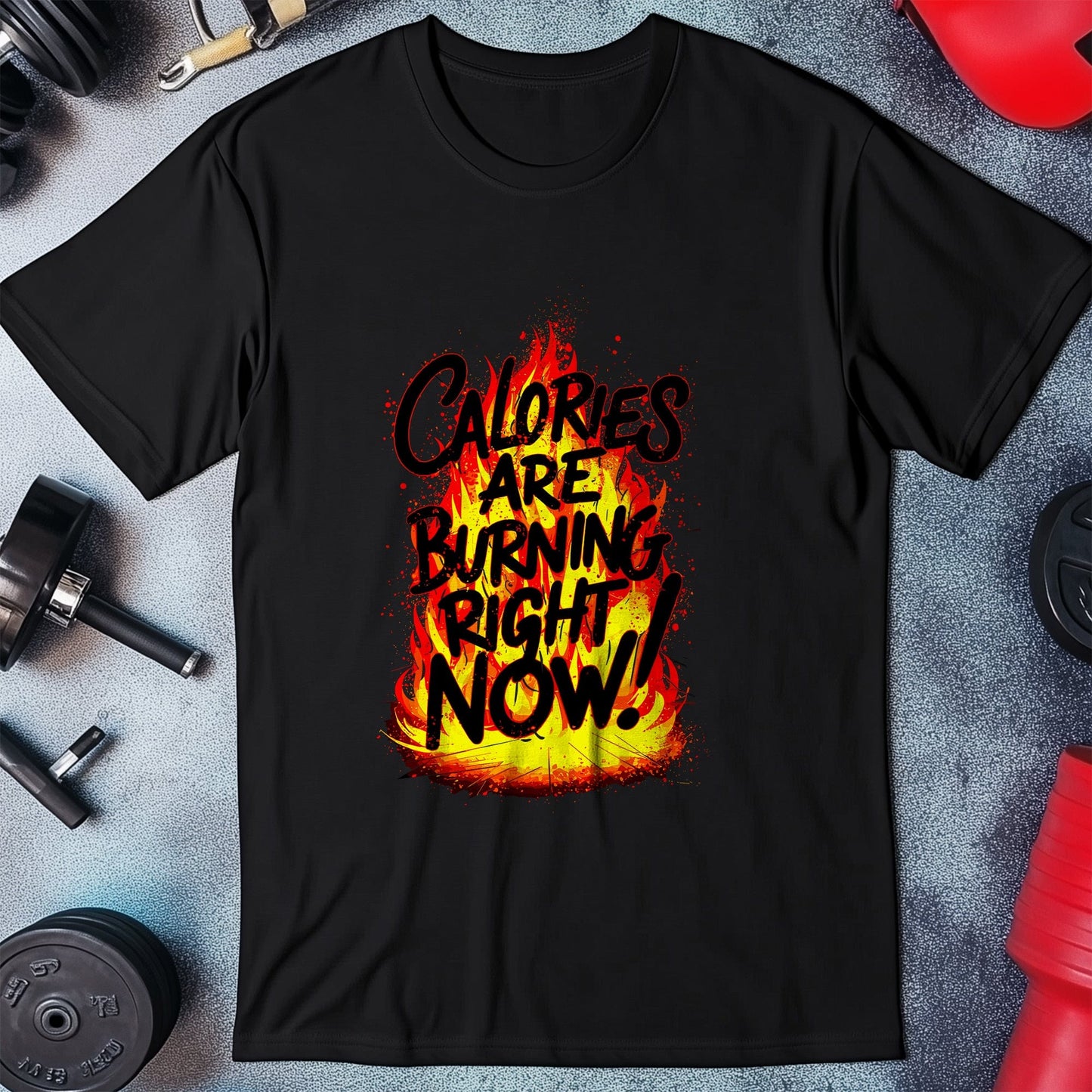 Gym 94 T-shirt Calories on Fire