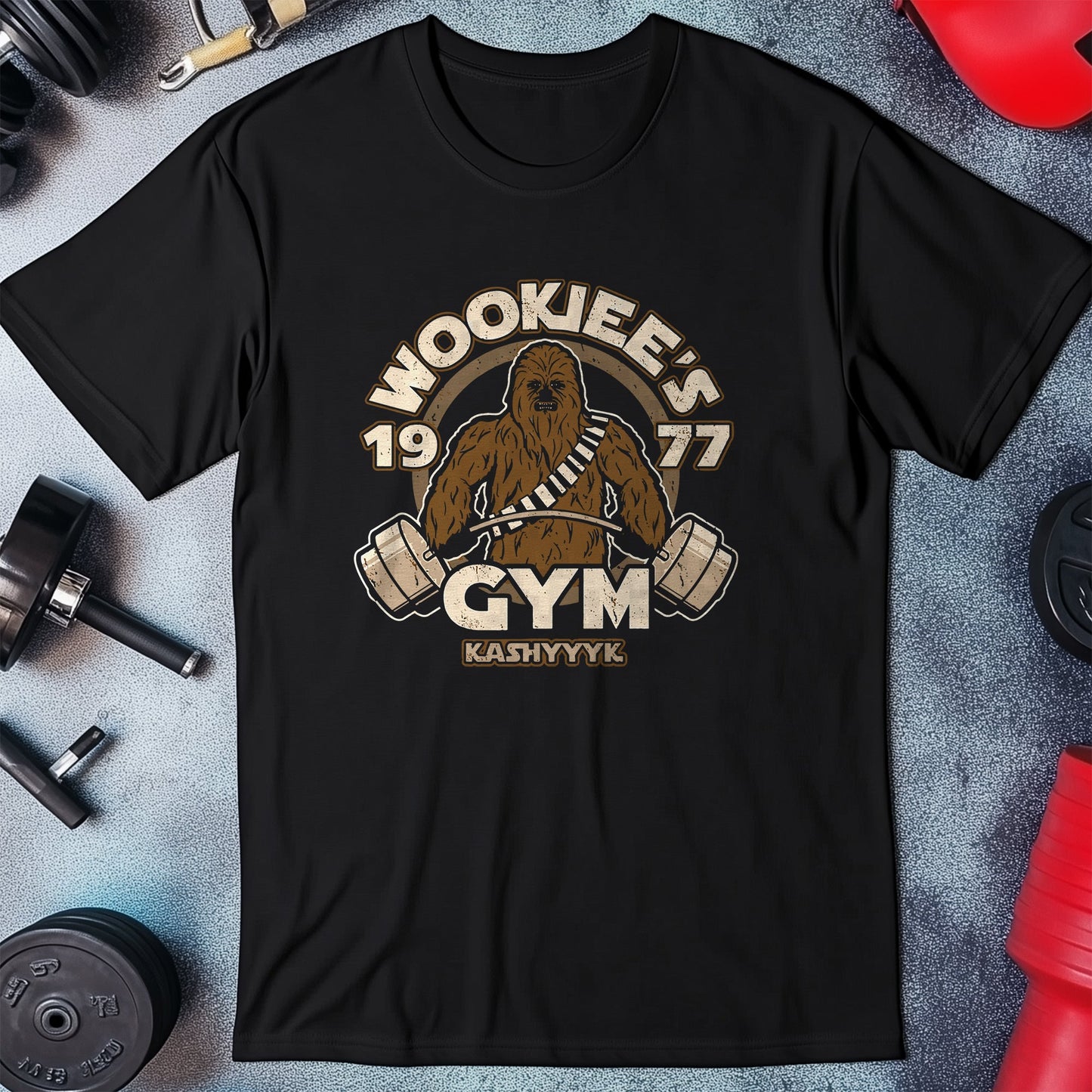 Wookiee Gym T-shirt - Lift Like a