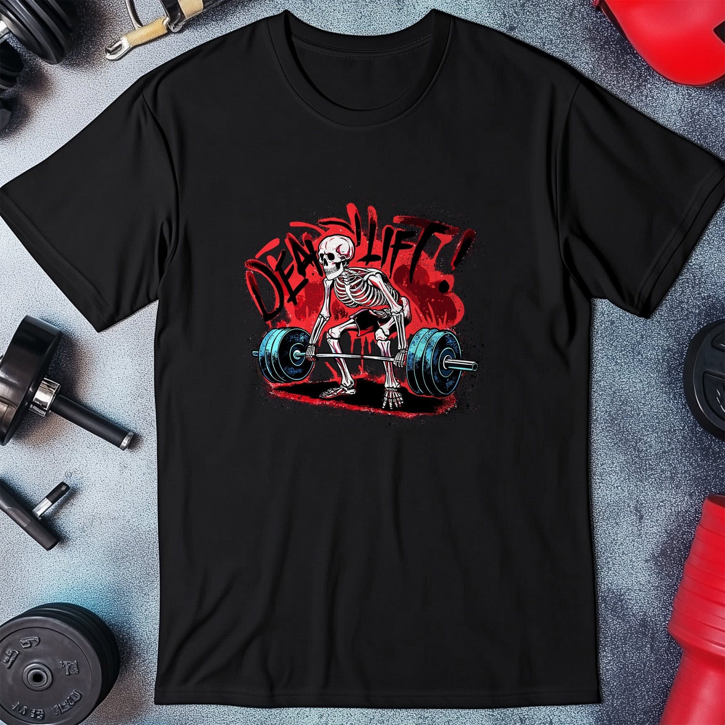 Gym 17Dead lift skeleton T-Shirt
