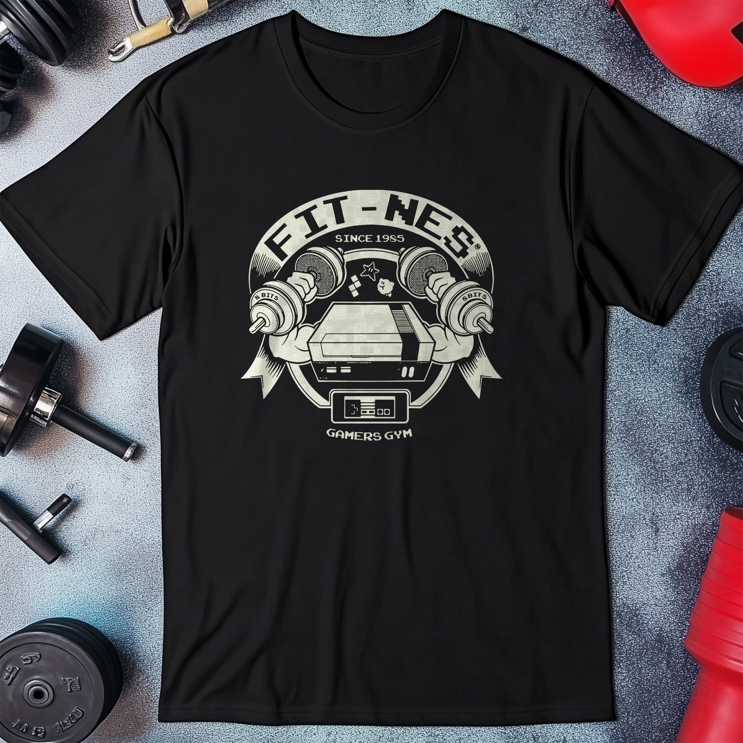 Gamers Gym T-shirt - Lift, Laugh,