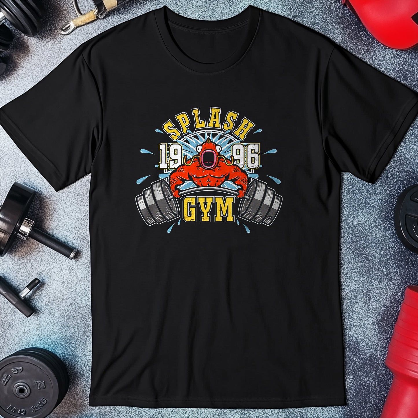 Splash-Gym T-Shirt - Lift Weights,
