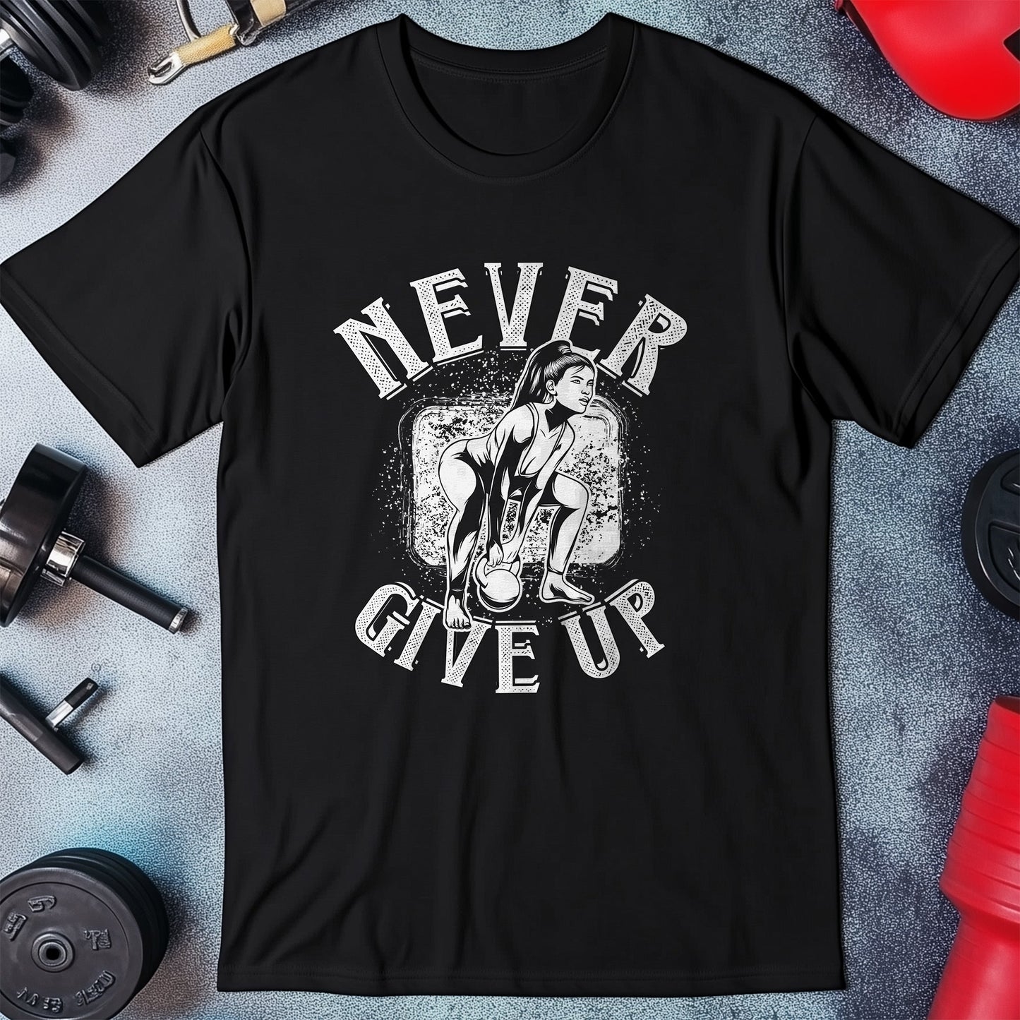 Never Give Up Funny T-Shirt