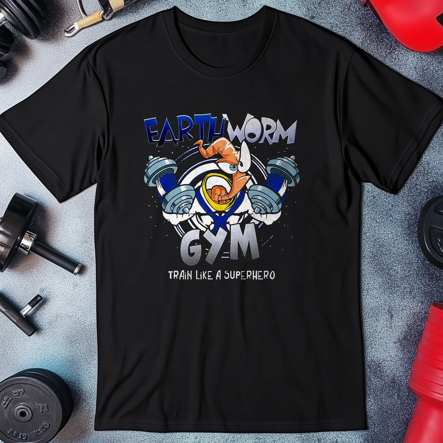 Earth-Worm-Gym T-Shirt: Fart Your