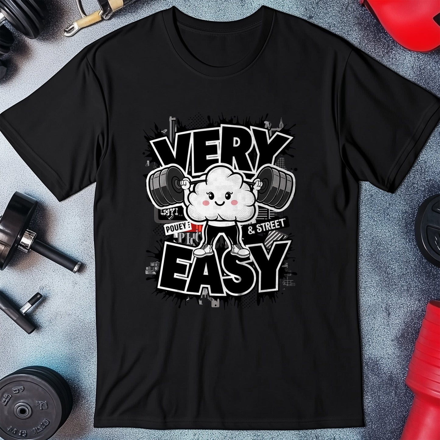 Gym 78 t-shirt Workout with a cloud of ease!