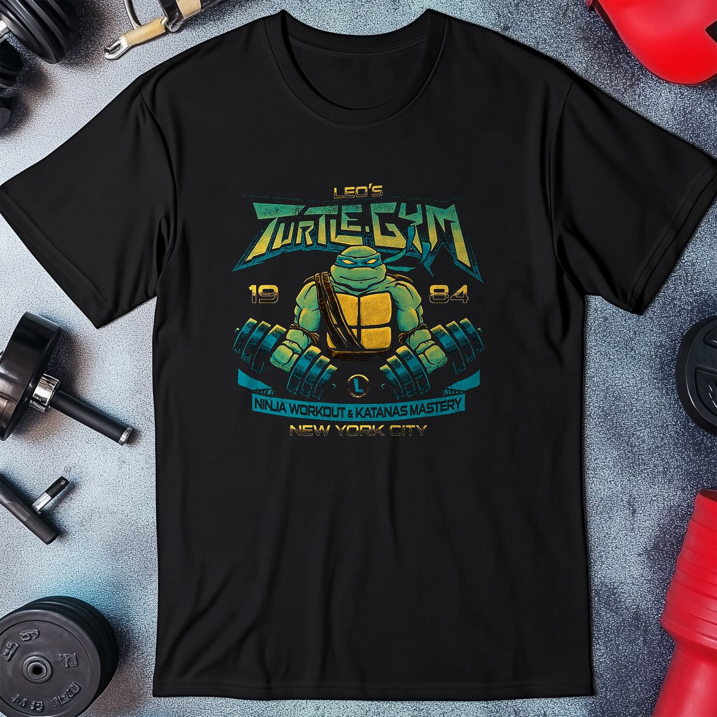 Leos-Gym T-shirt ‚Äì Cowabunga