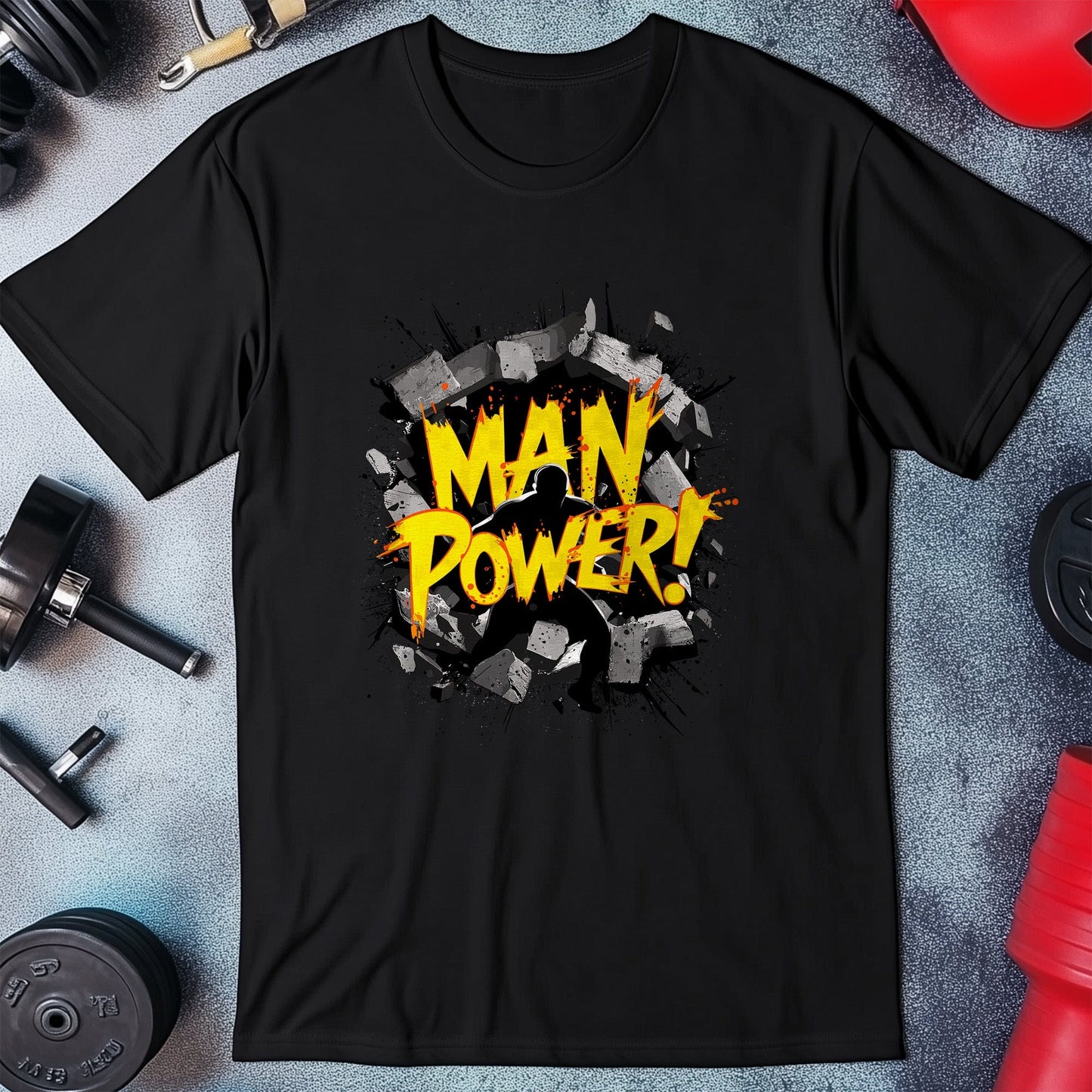 Gym 8 Man power T-Shirt