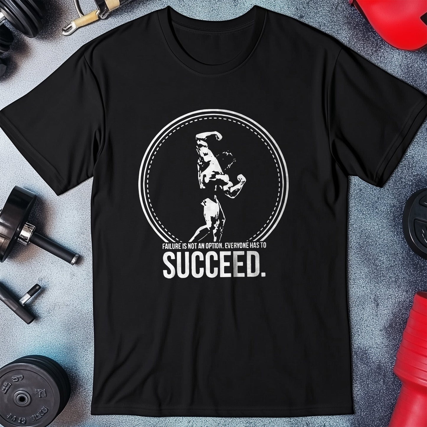 Arnold Succeed White T-Shirt