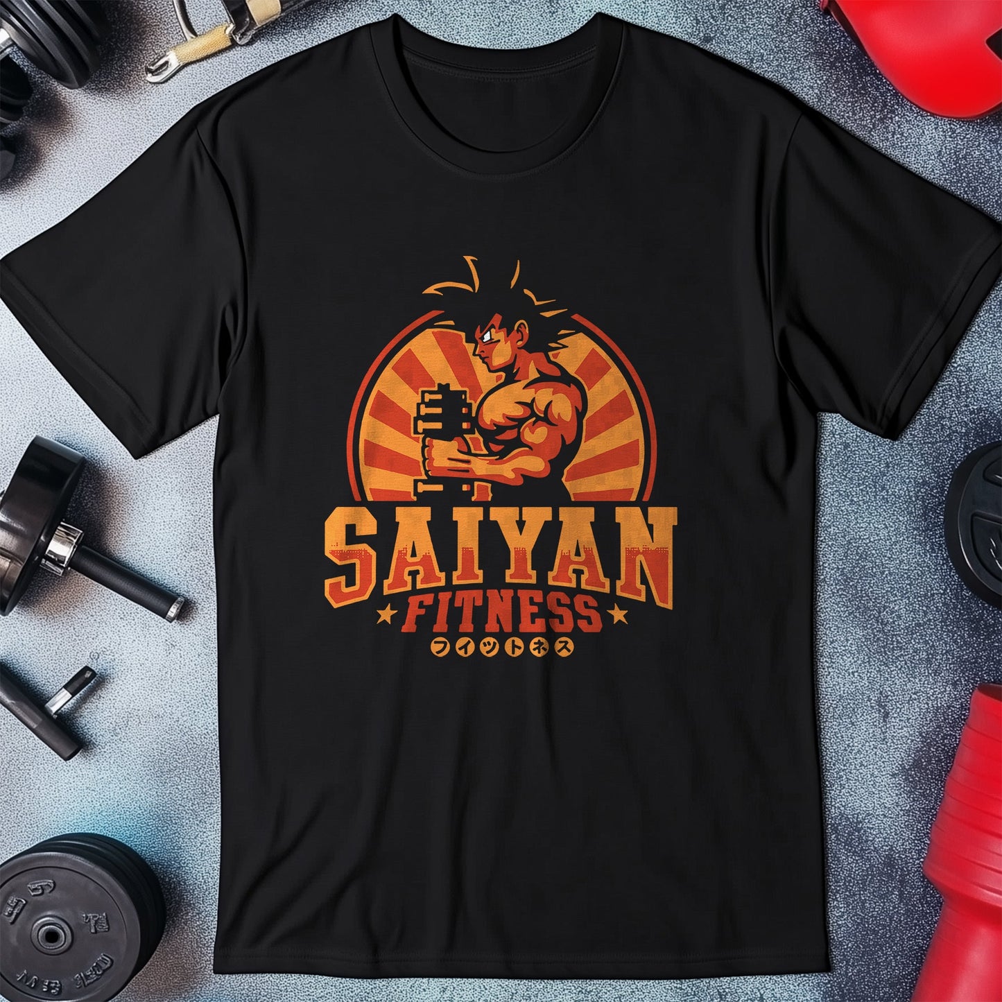 Saiyan Fitness t-shirt - Train like