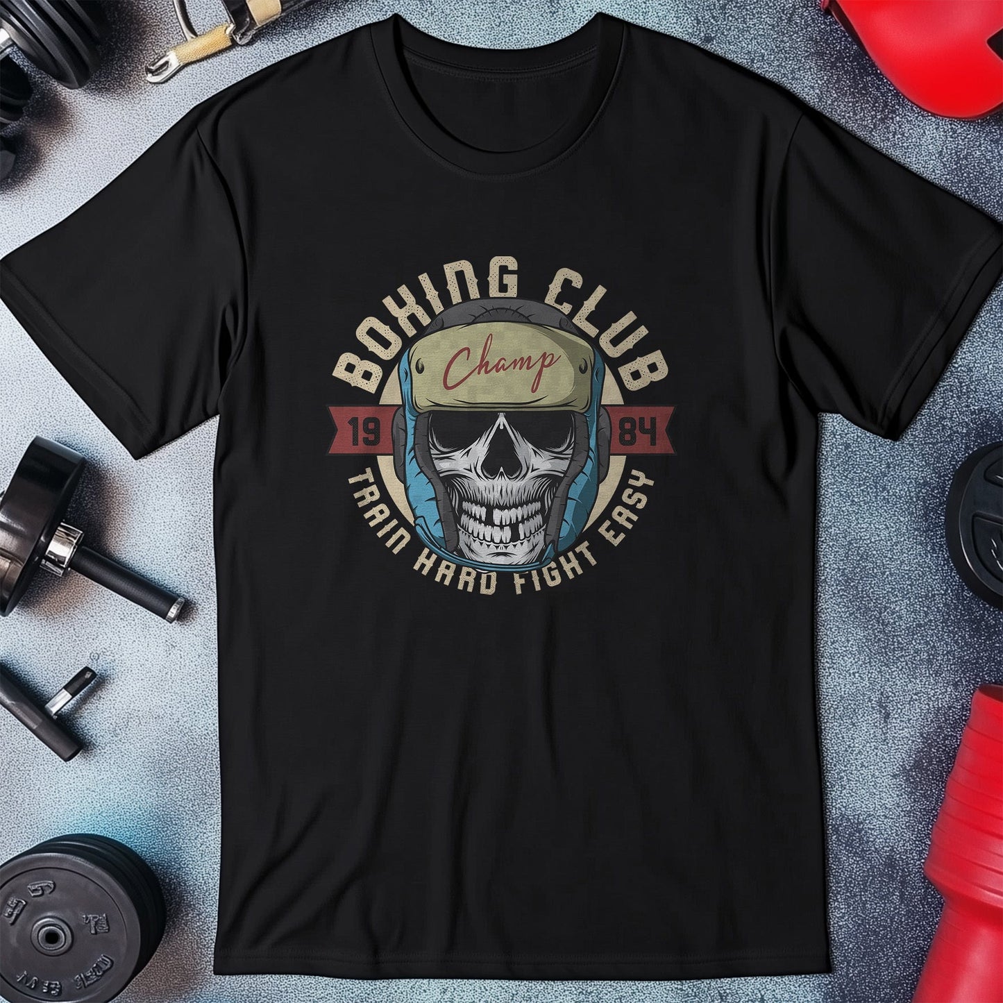 Boxing Club Skull T-Shirt - Knockout