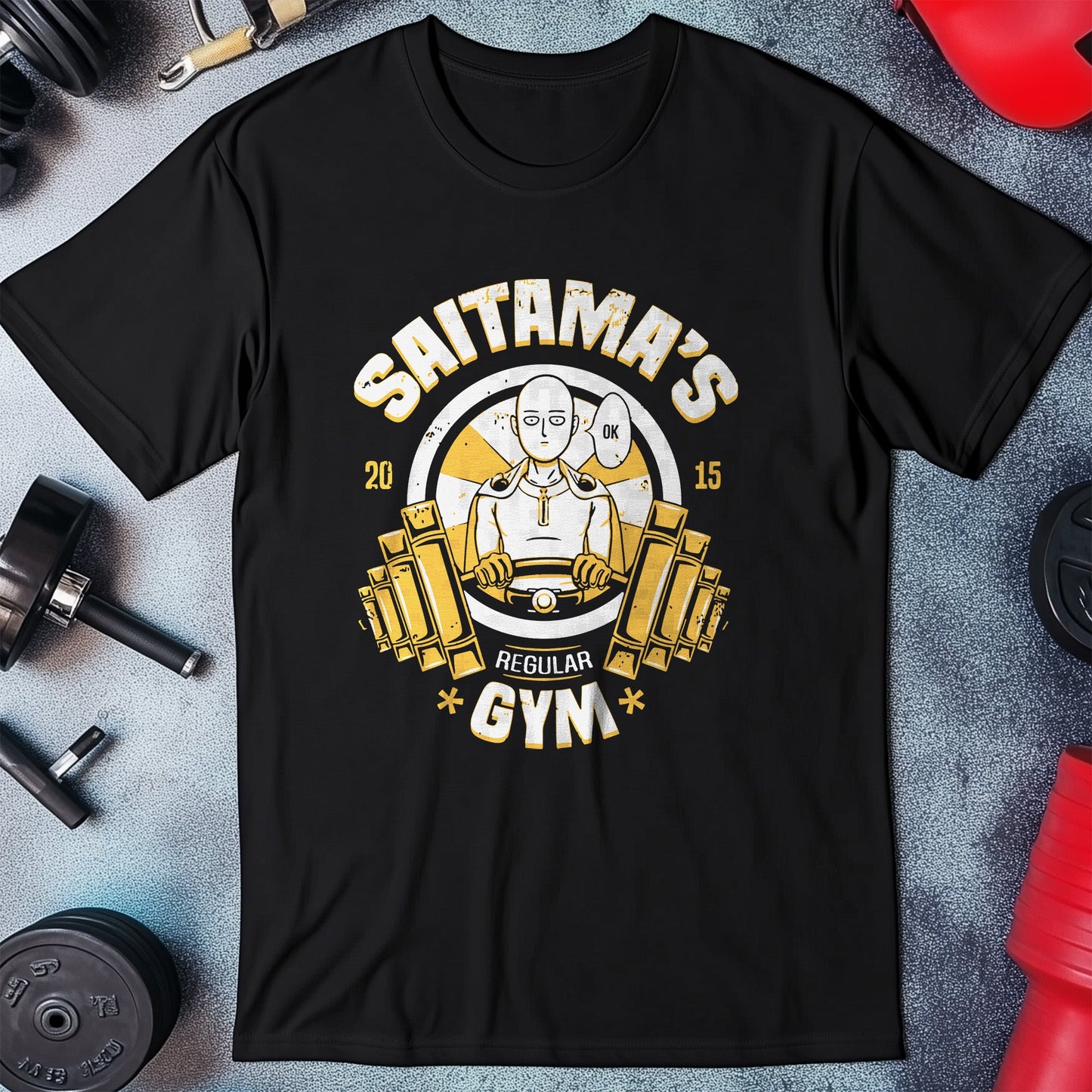 Saitama's Gym T-Shirt - Punching Fun
