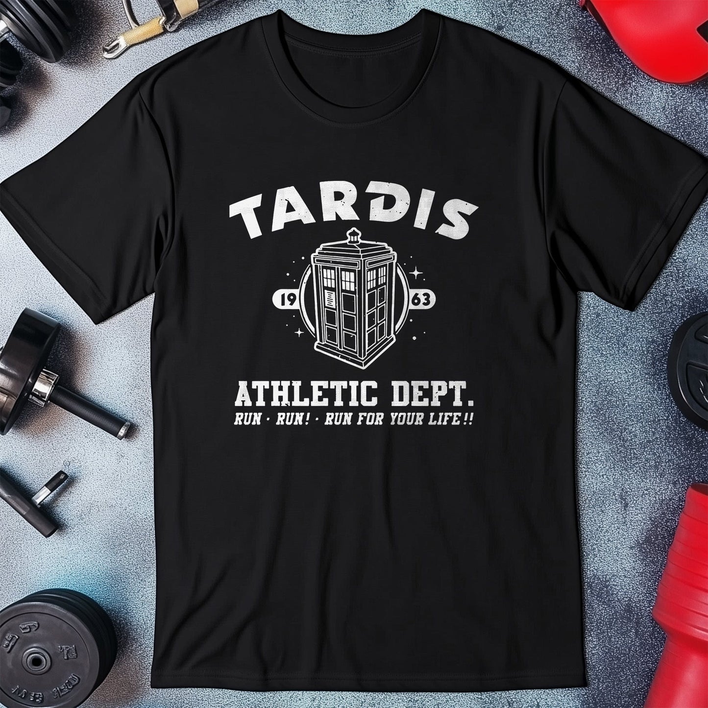 TARDIS Athletic Dept T-shirt -