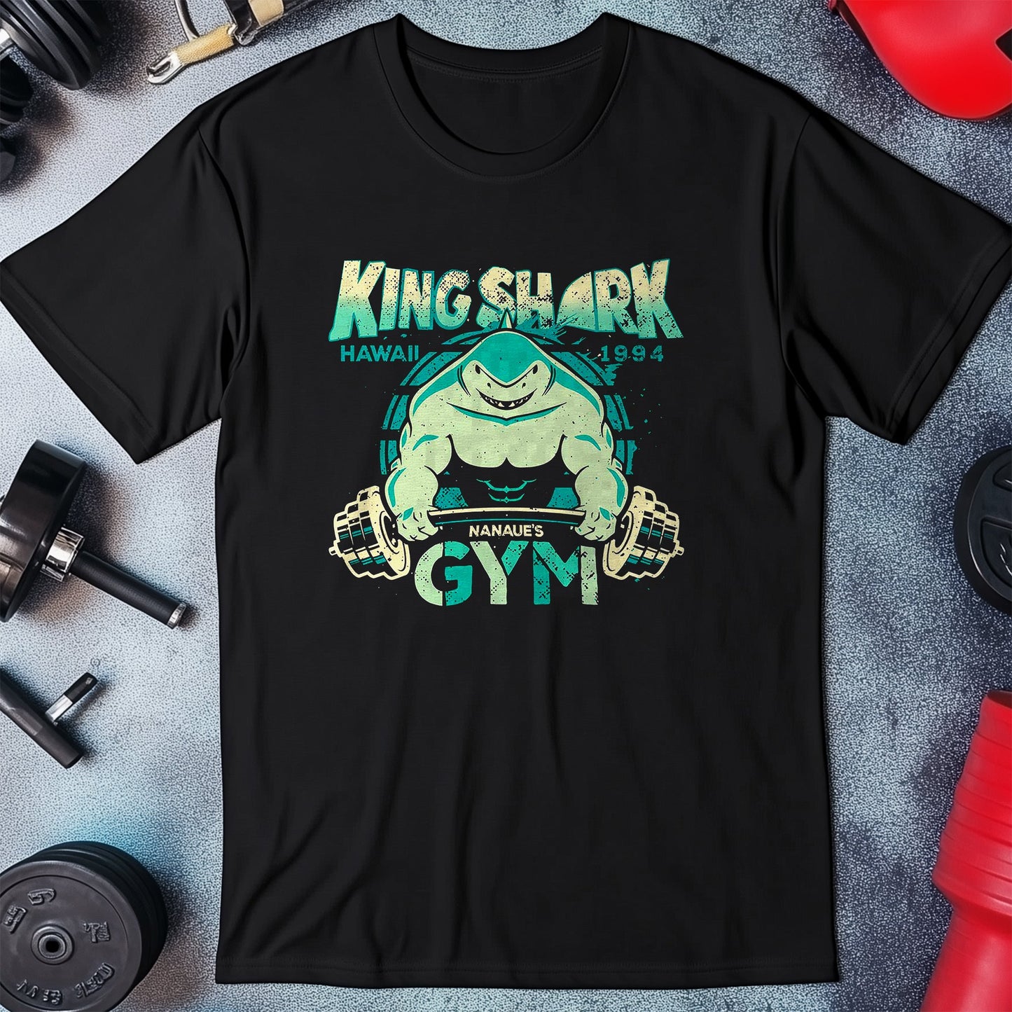 King Shark Gym T-shirt - Get Fit or