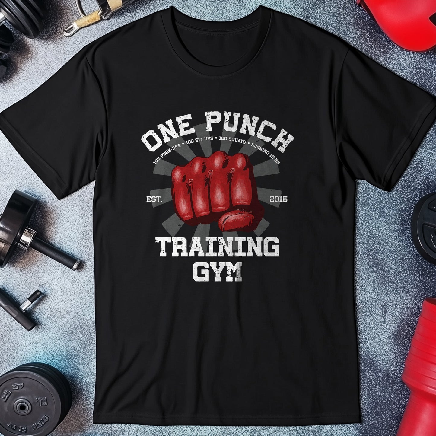 One Punch Gym Training T-Shirt - Hit