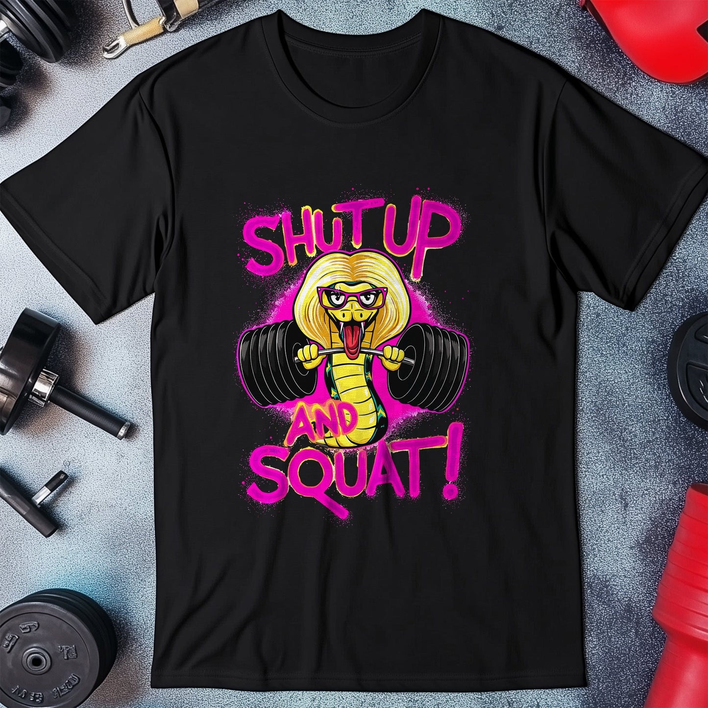 Gym 43 Shut up and squat t-shirt
