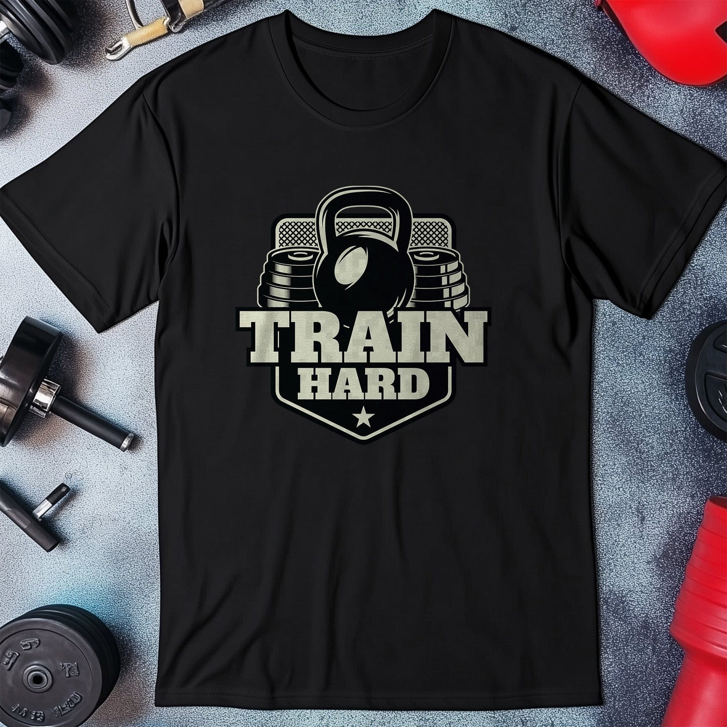 Train Hard Kettle t-shirt - Pumped
