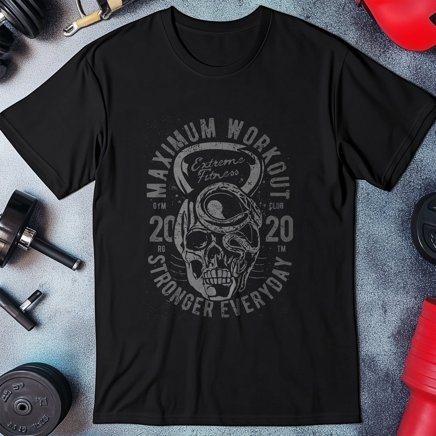 Skull Kettlebell T-Shirt - Lift