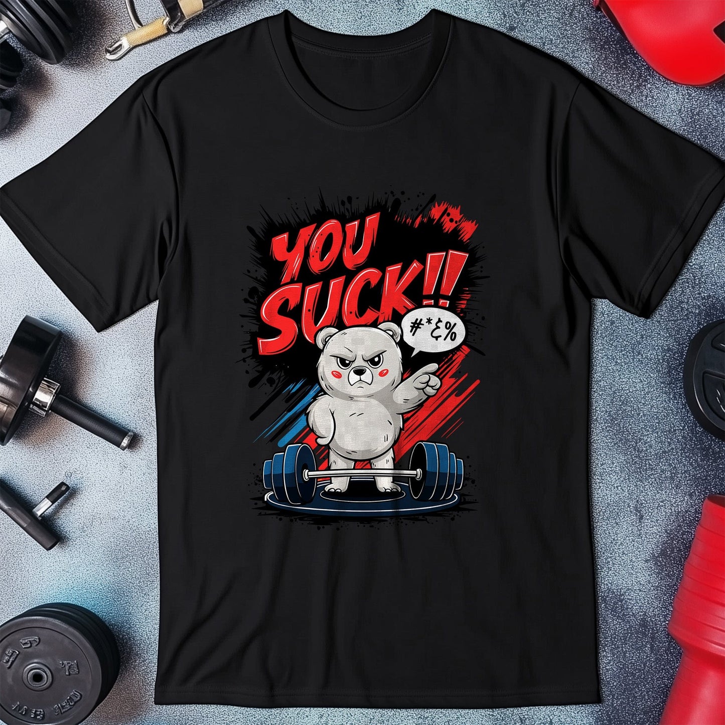 Gym 90 You suck Cat T-shirt