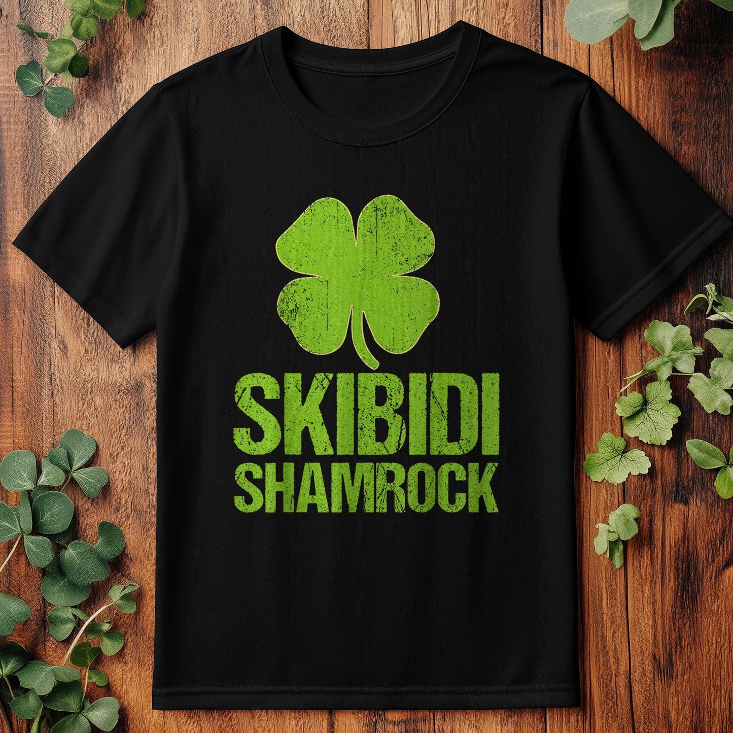 Skibidi Shamrock t-shirt