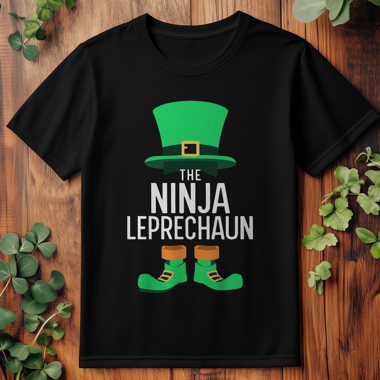 Ninja Leprechaun Artboard 7 T-shirt
