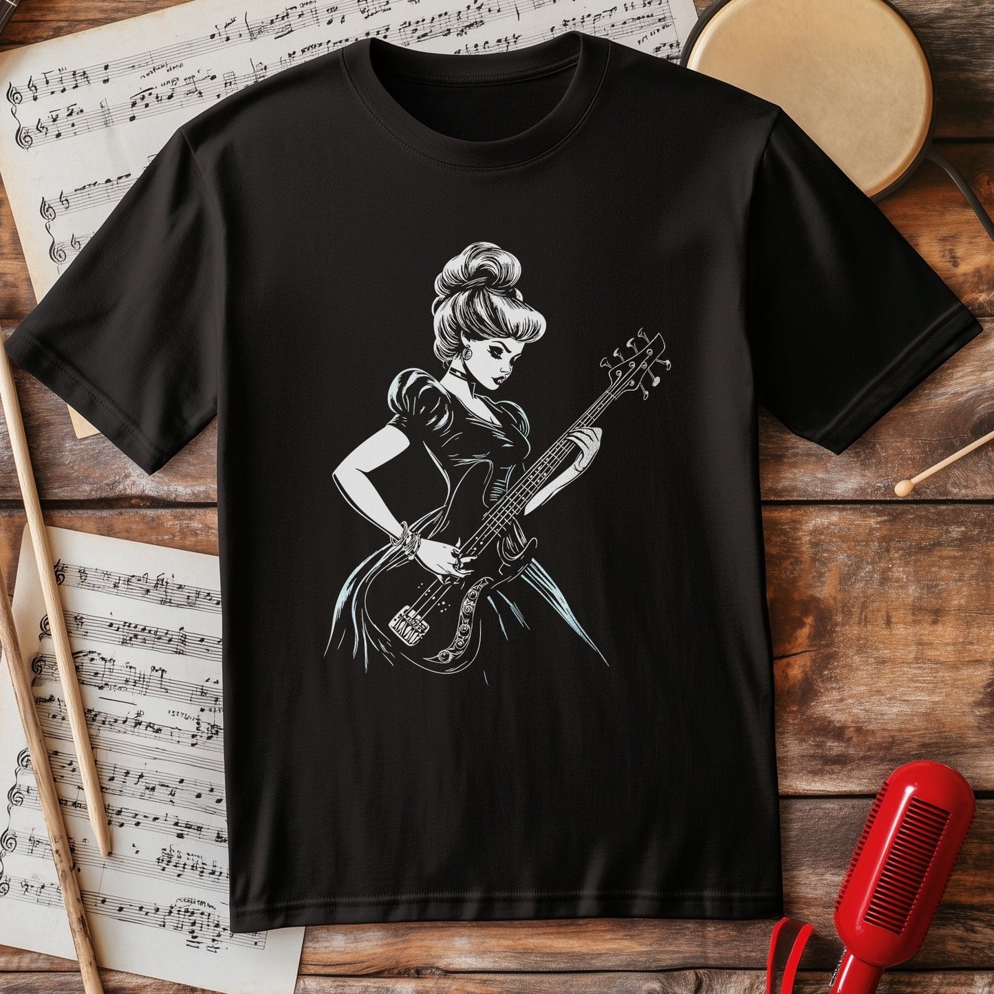 Cinderella Guitar T-Shirt