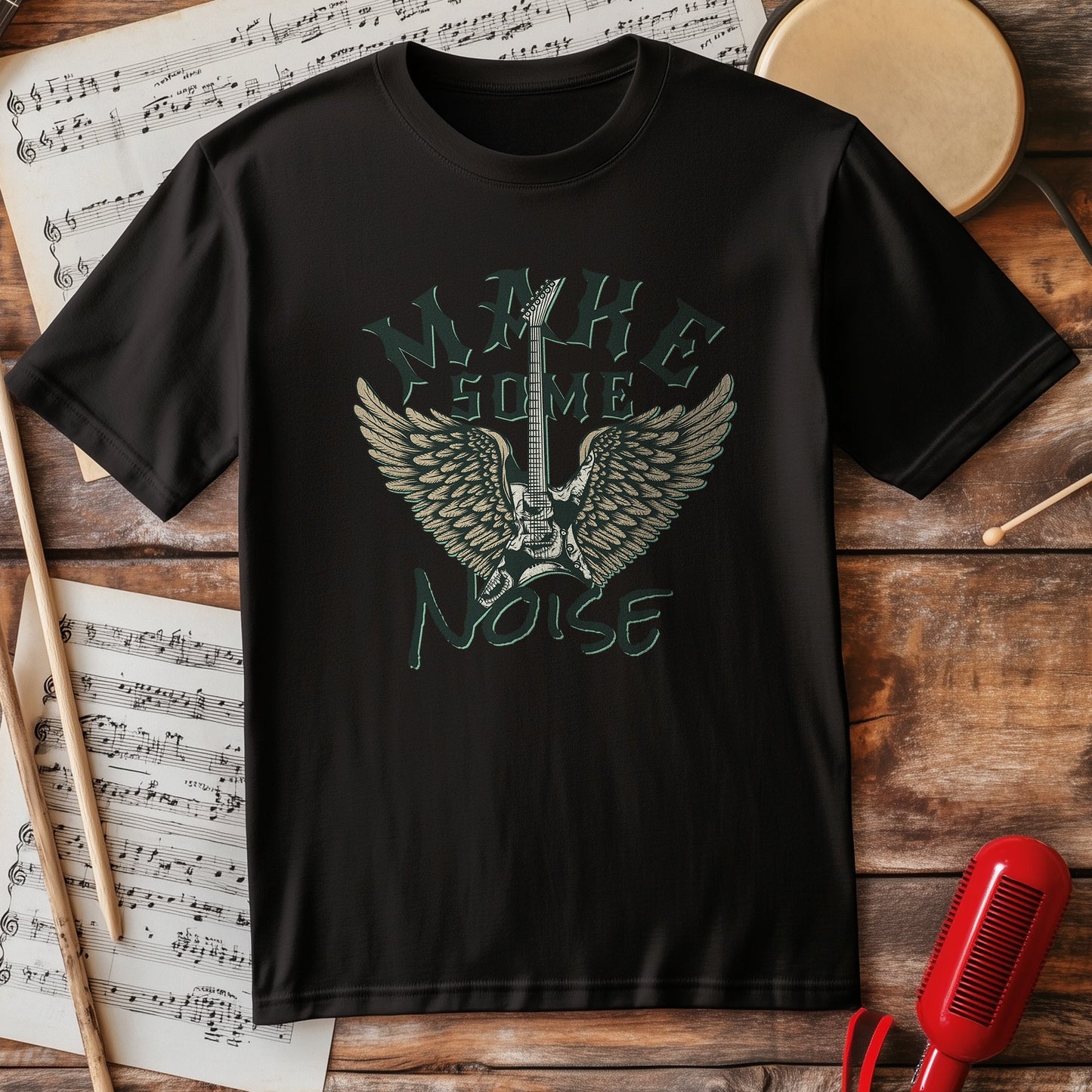 Make Some Noise Winged T-shirt