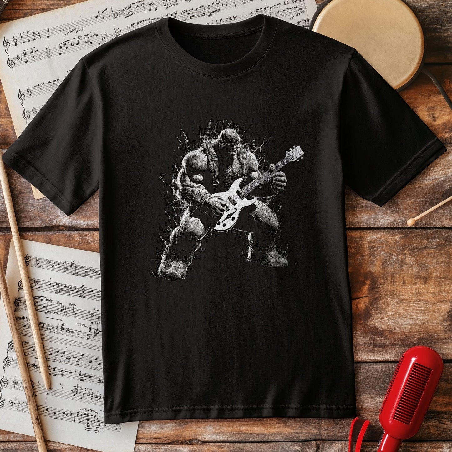 Green Hero Rocks t-shirt