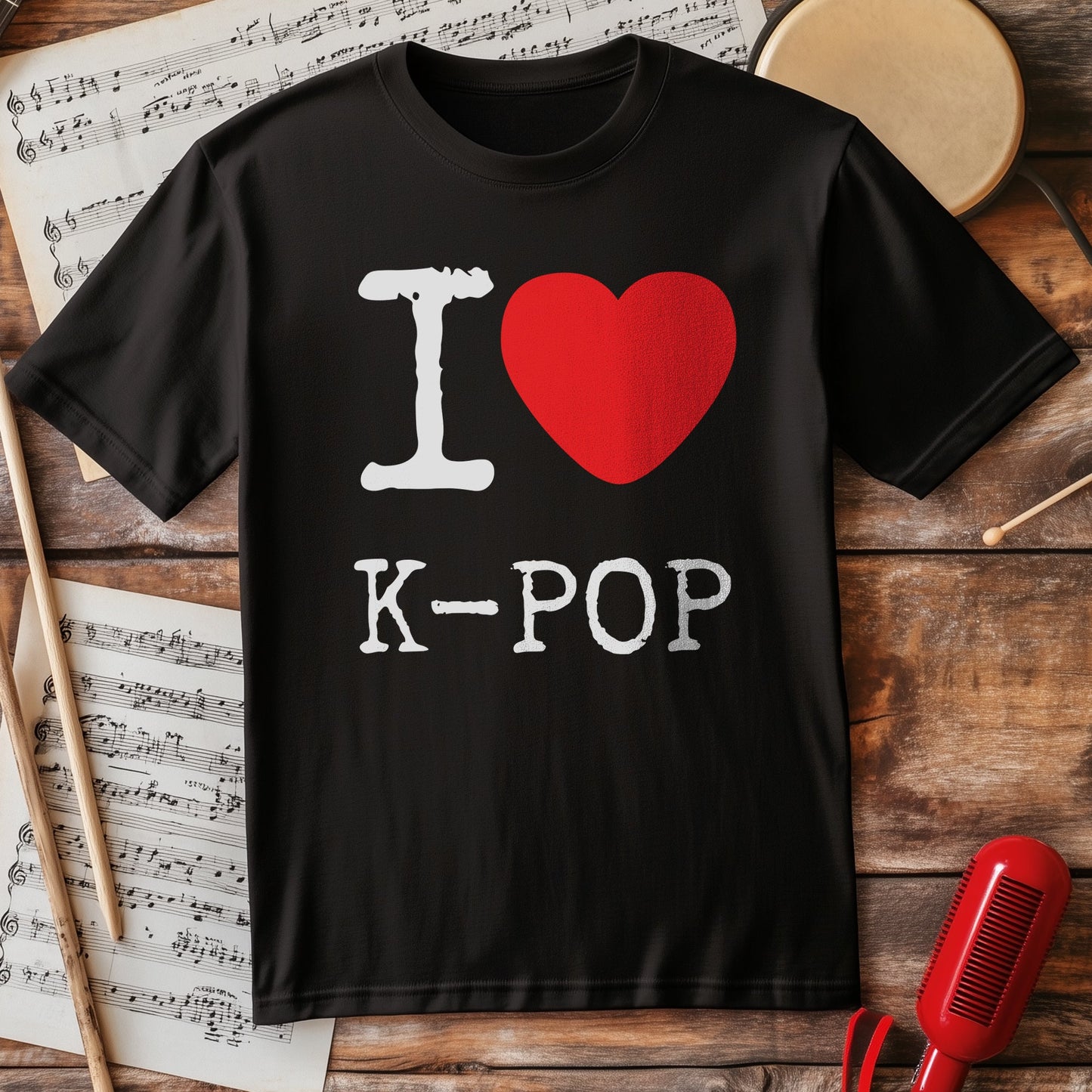 I Love K-Pop T-Shirt - A Fun Ode to