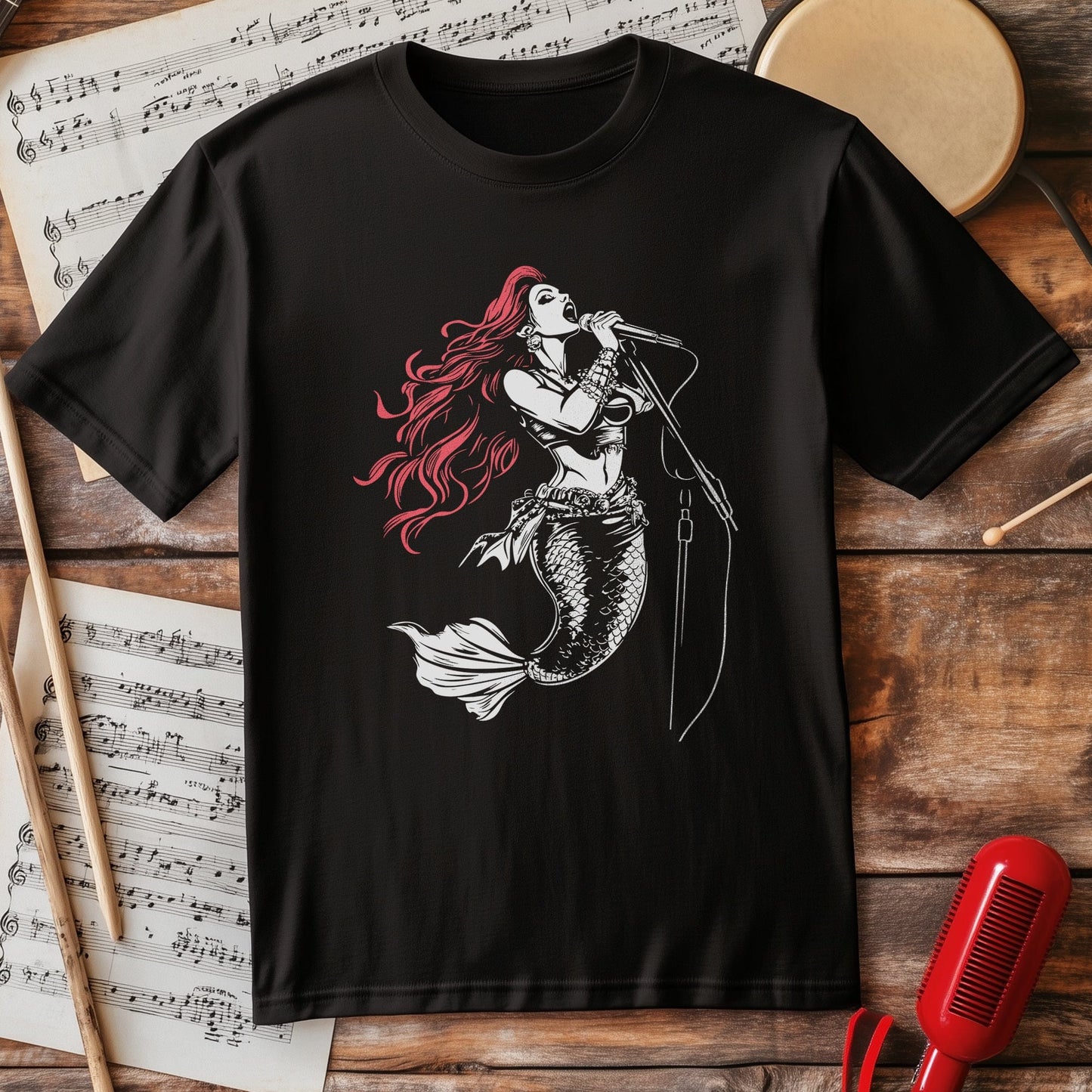Princess Mermaid Singer T-Shirt